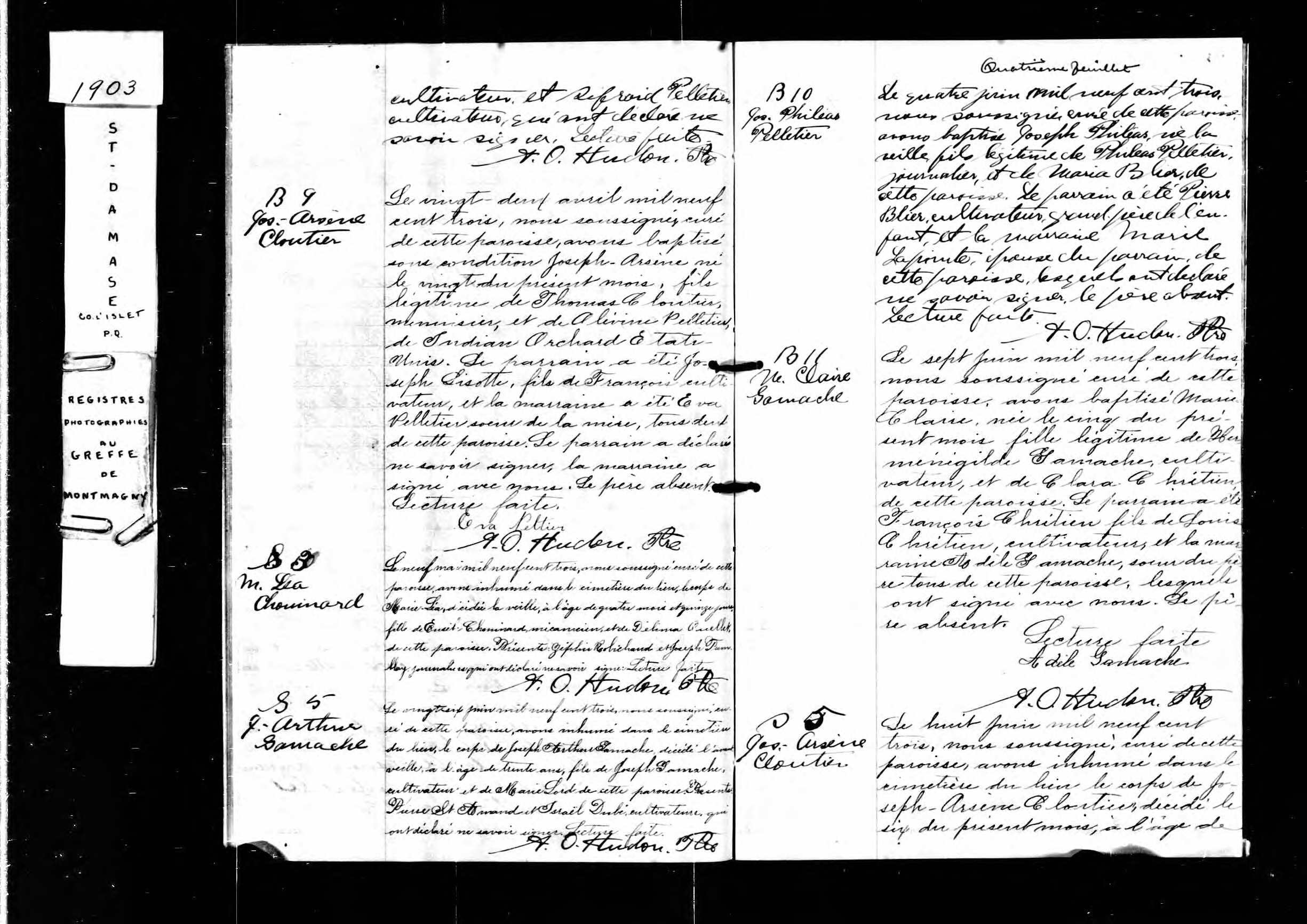 Acte de sépulture