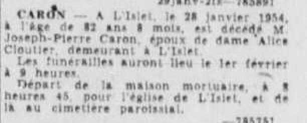 Nécrologie Nécrologie