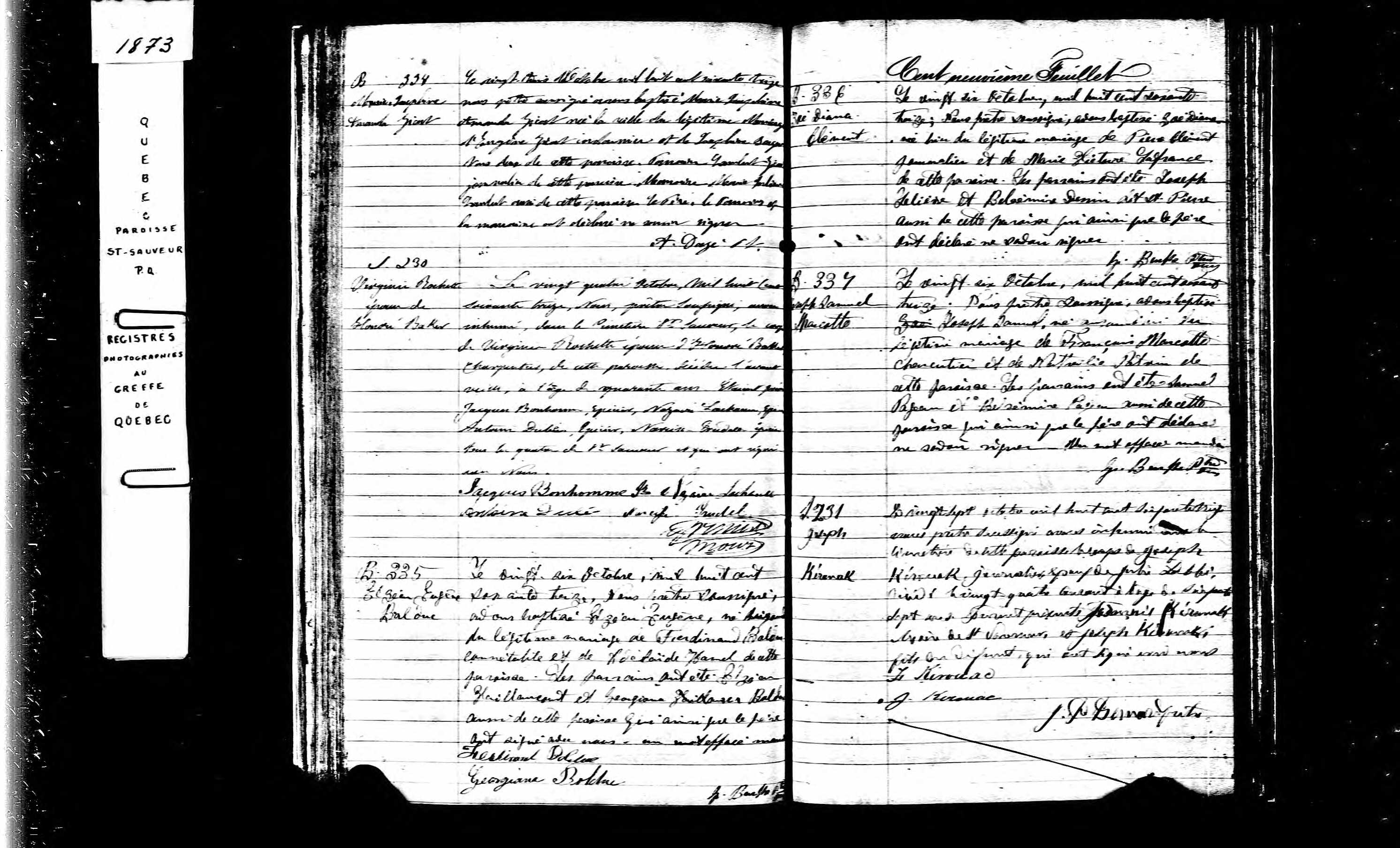 Acte de sépulture