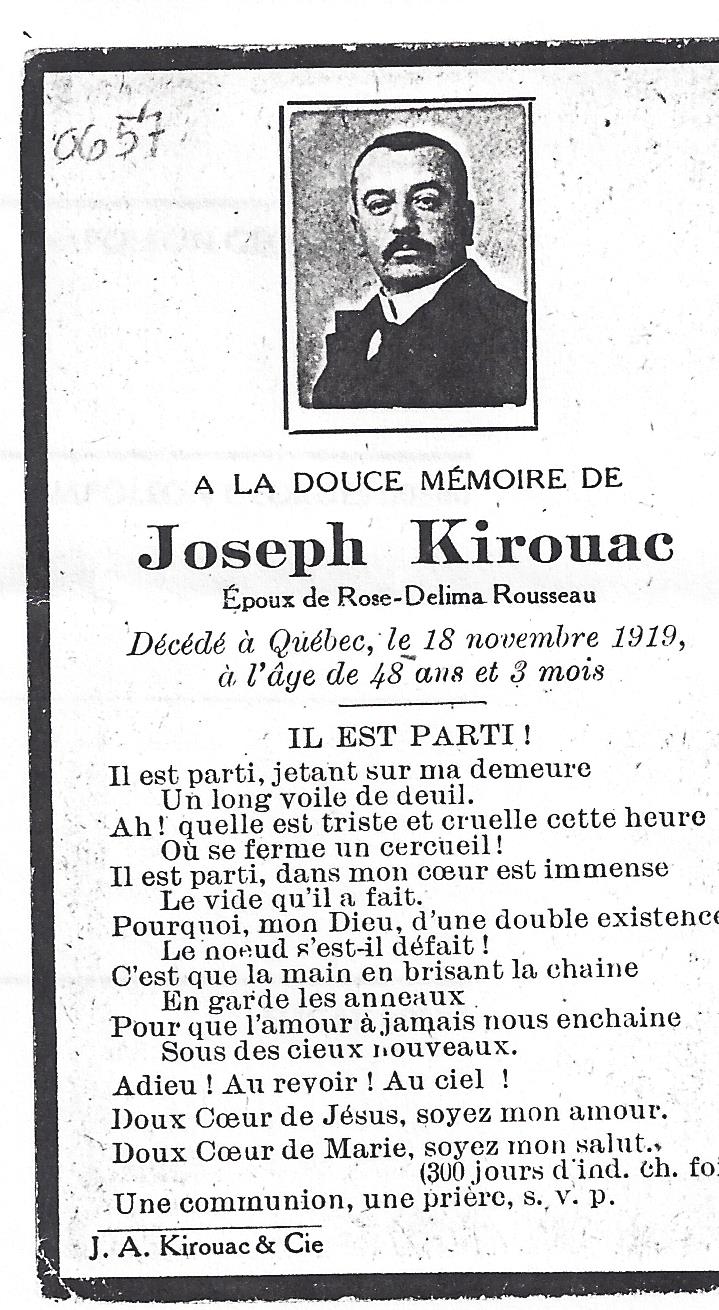 Carte mortuaire Carte mortuaire