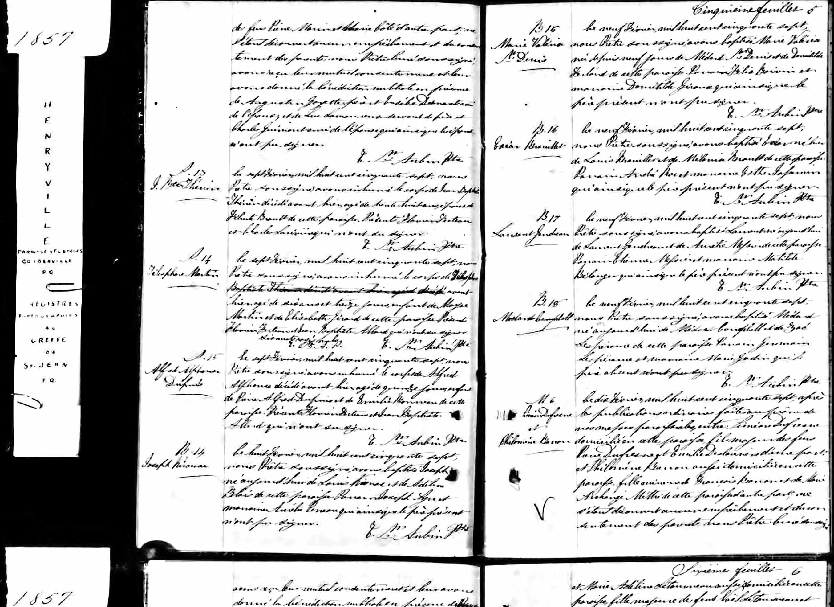 Acte de baptême