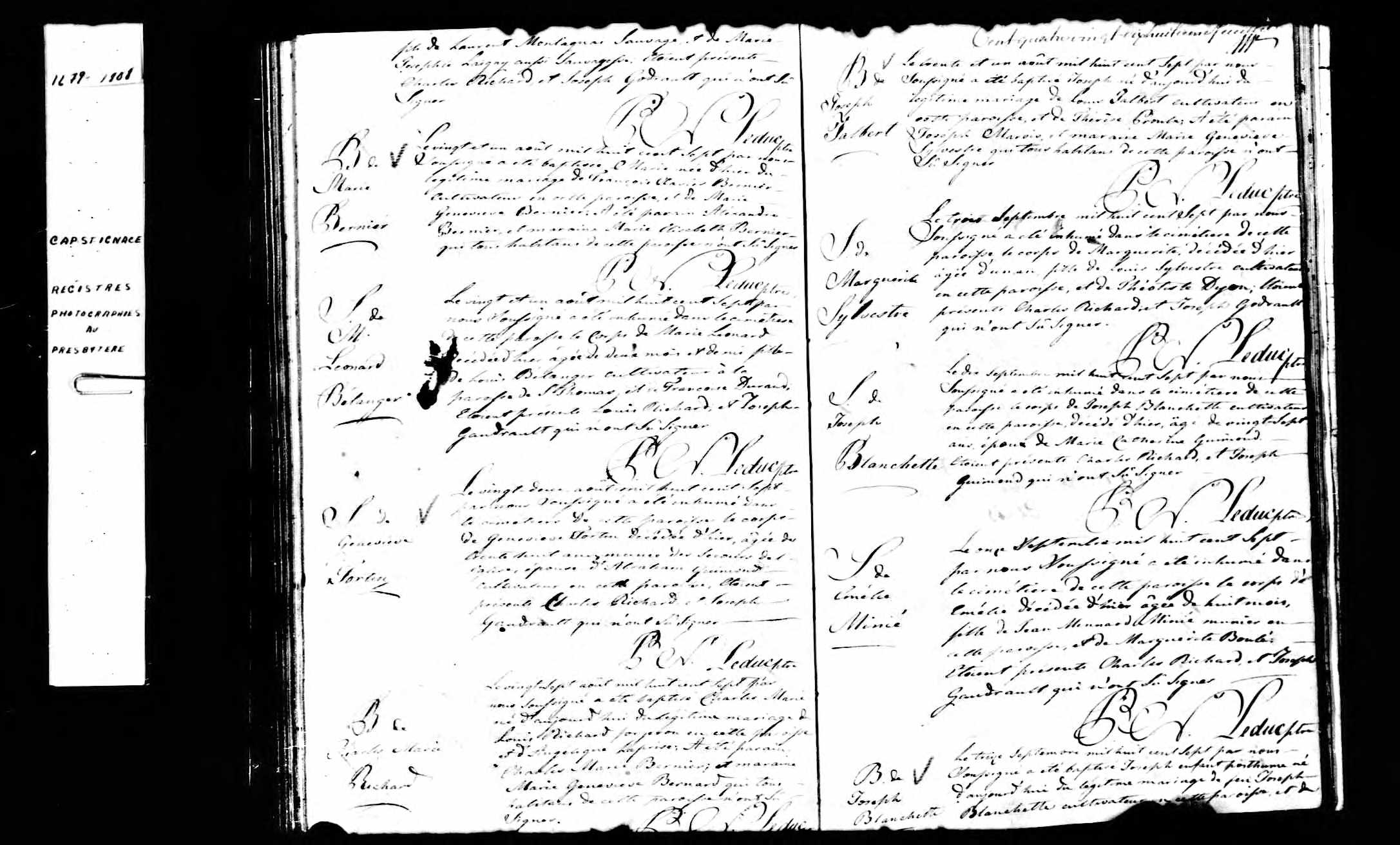 Acte de sépulture