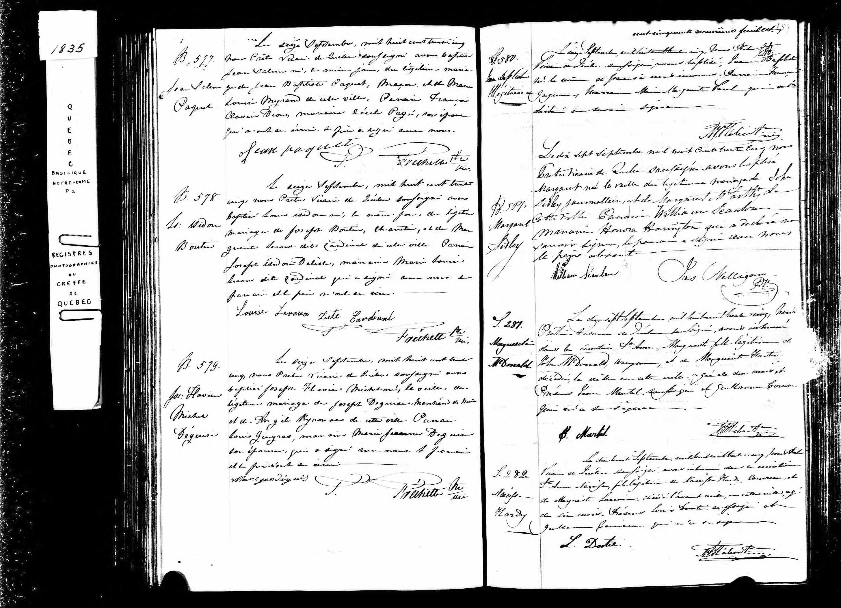 Acte de baptême