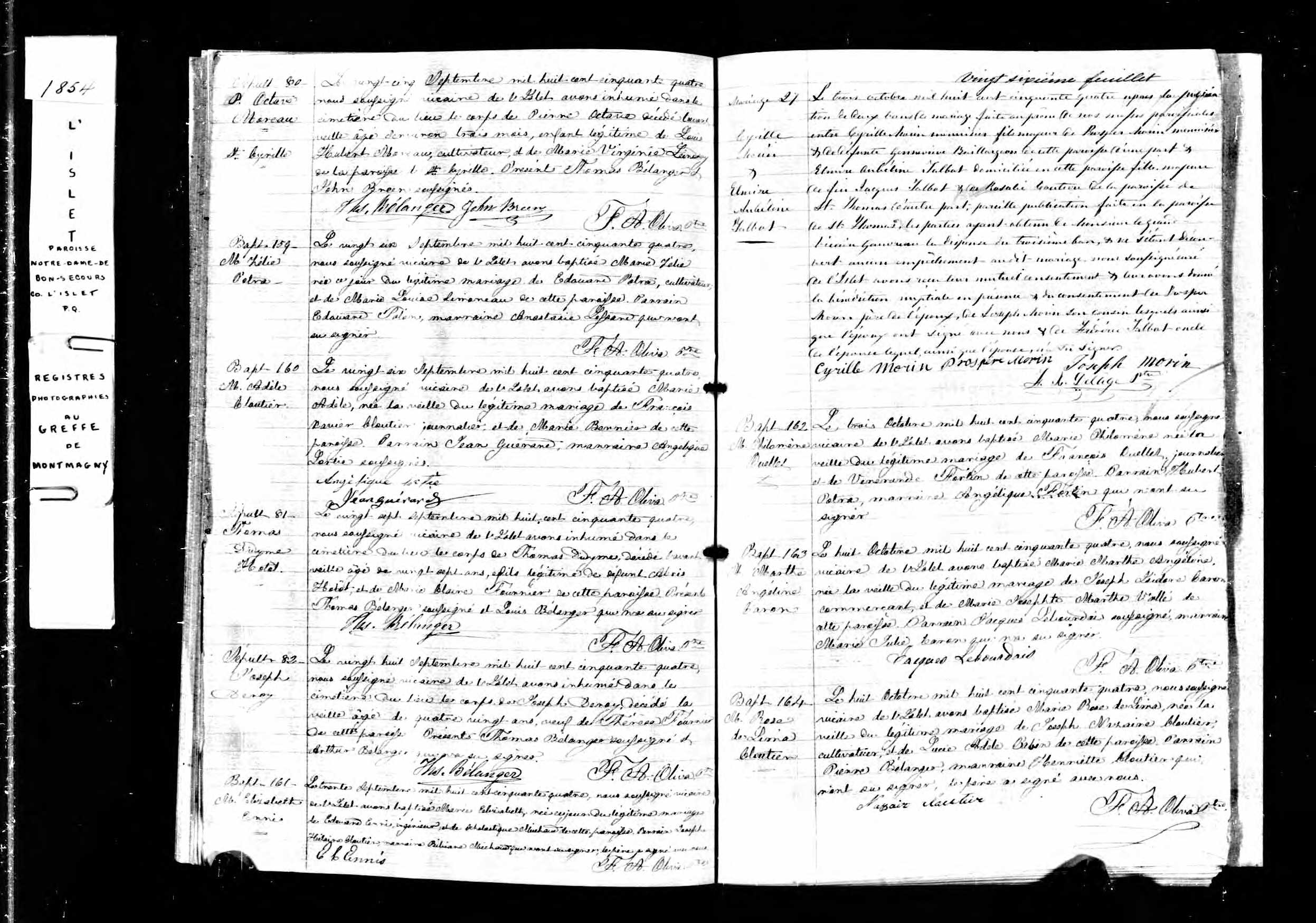 Acte de sépulture