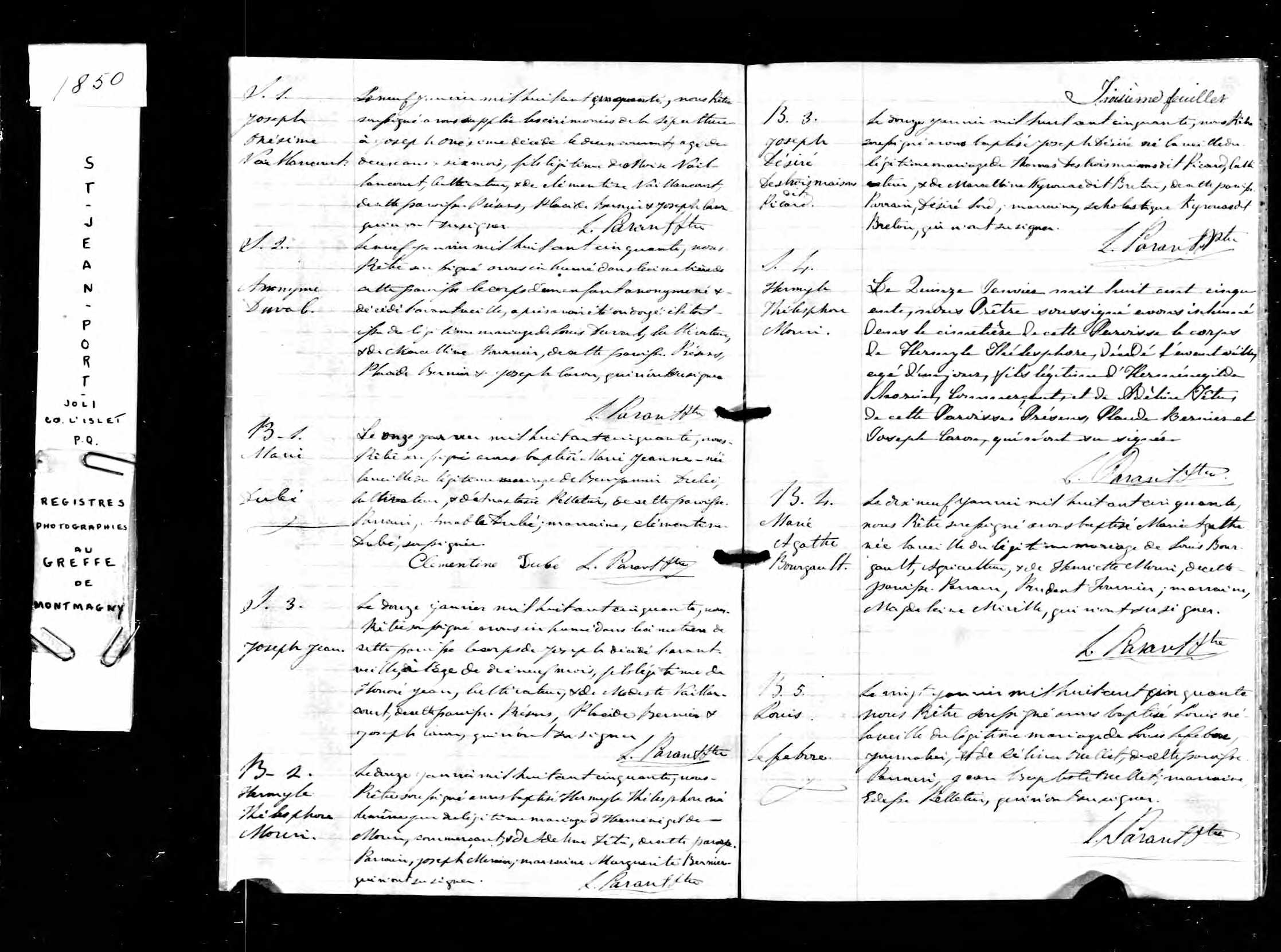 Acte de baptême