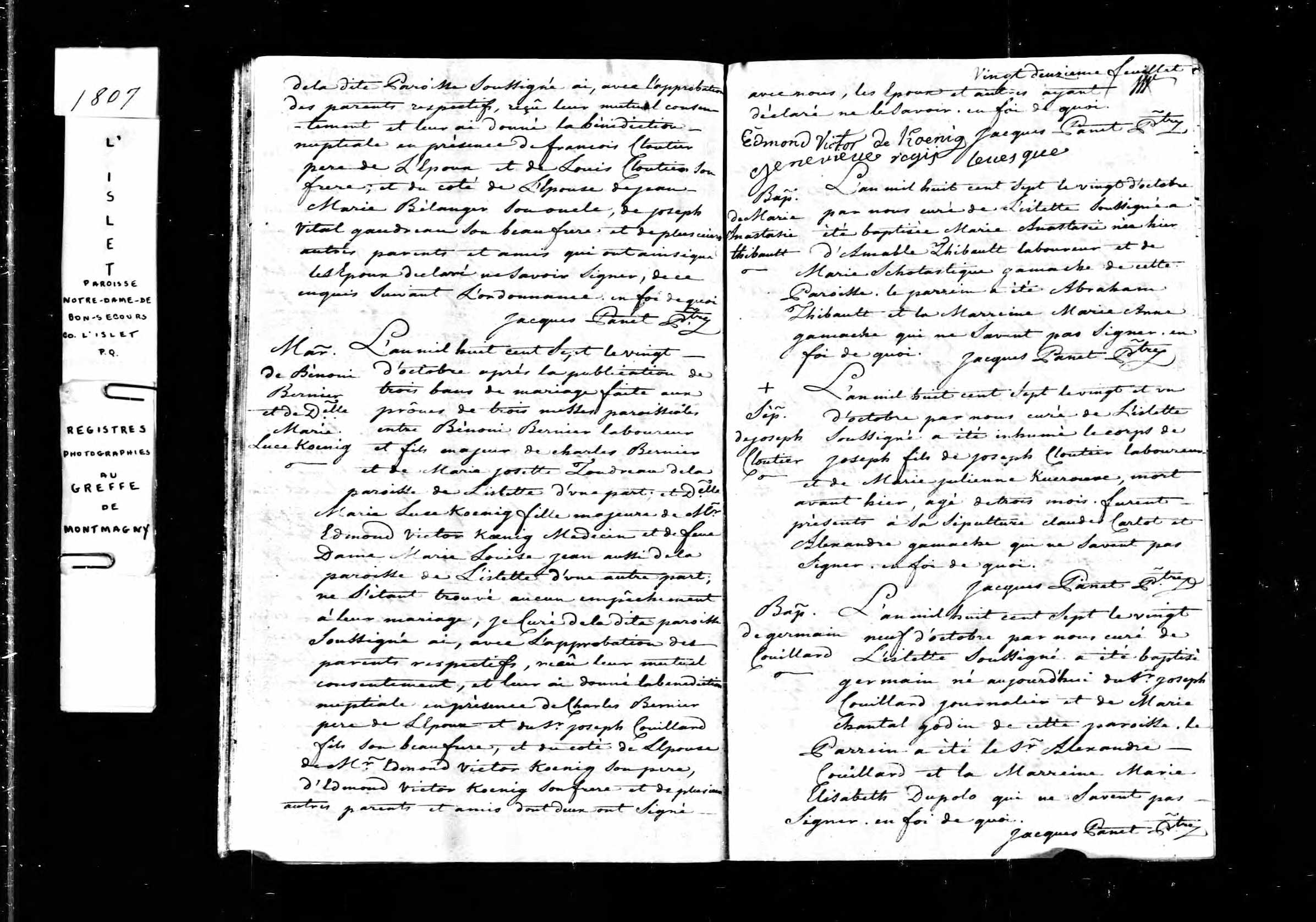 Acte de sépulture