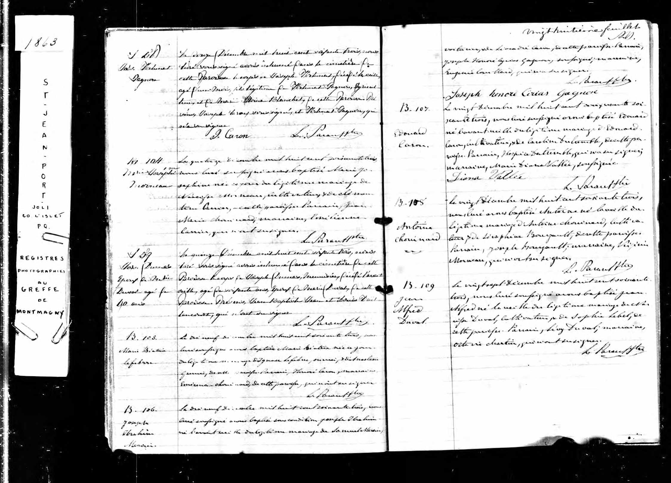 Acte de baptême