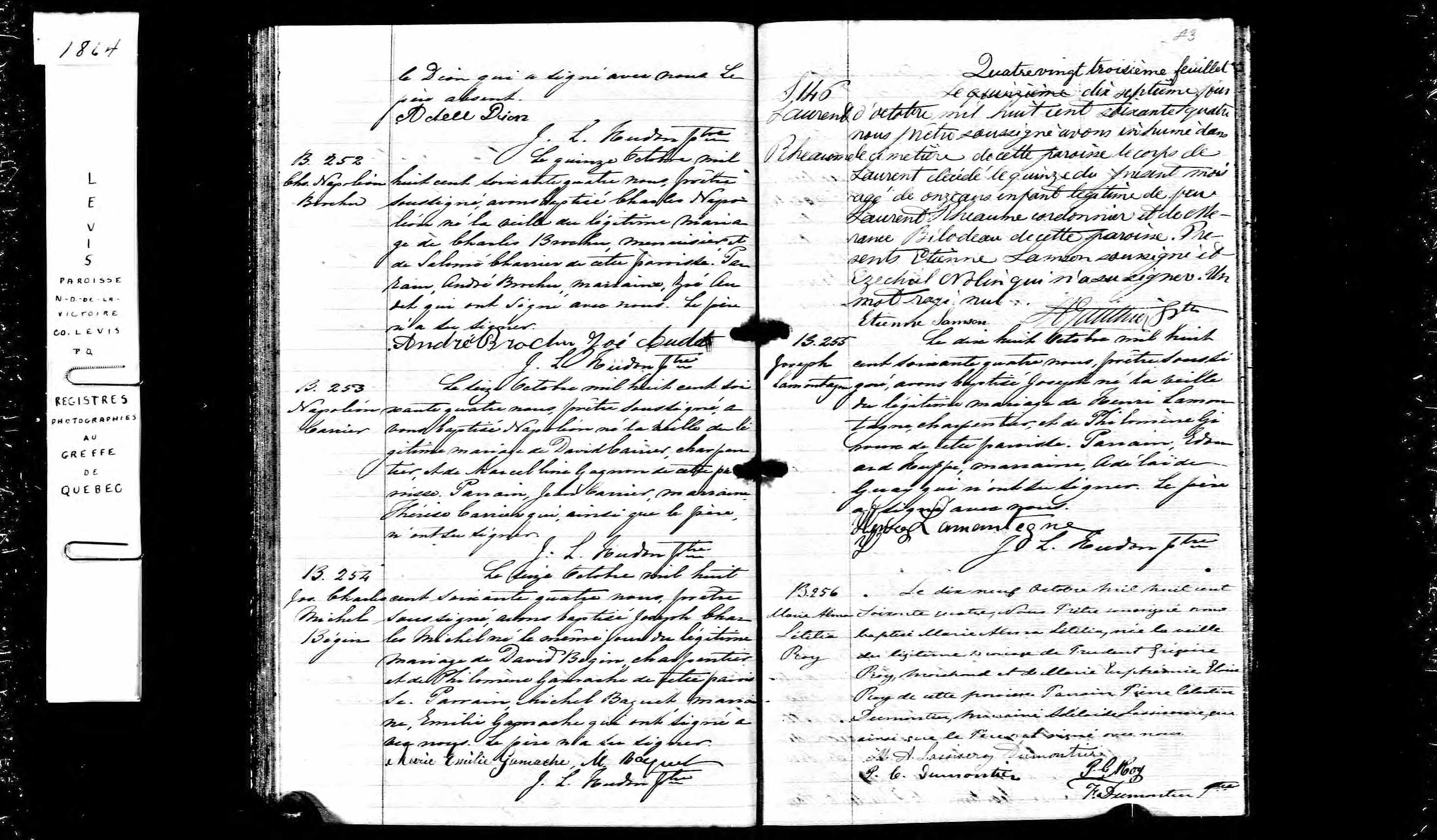 Acte de sépulture
