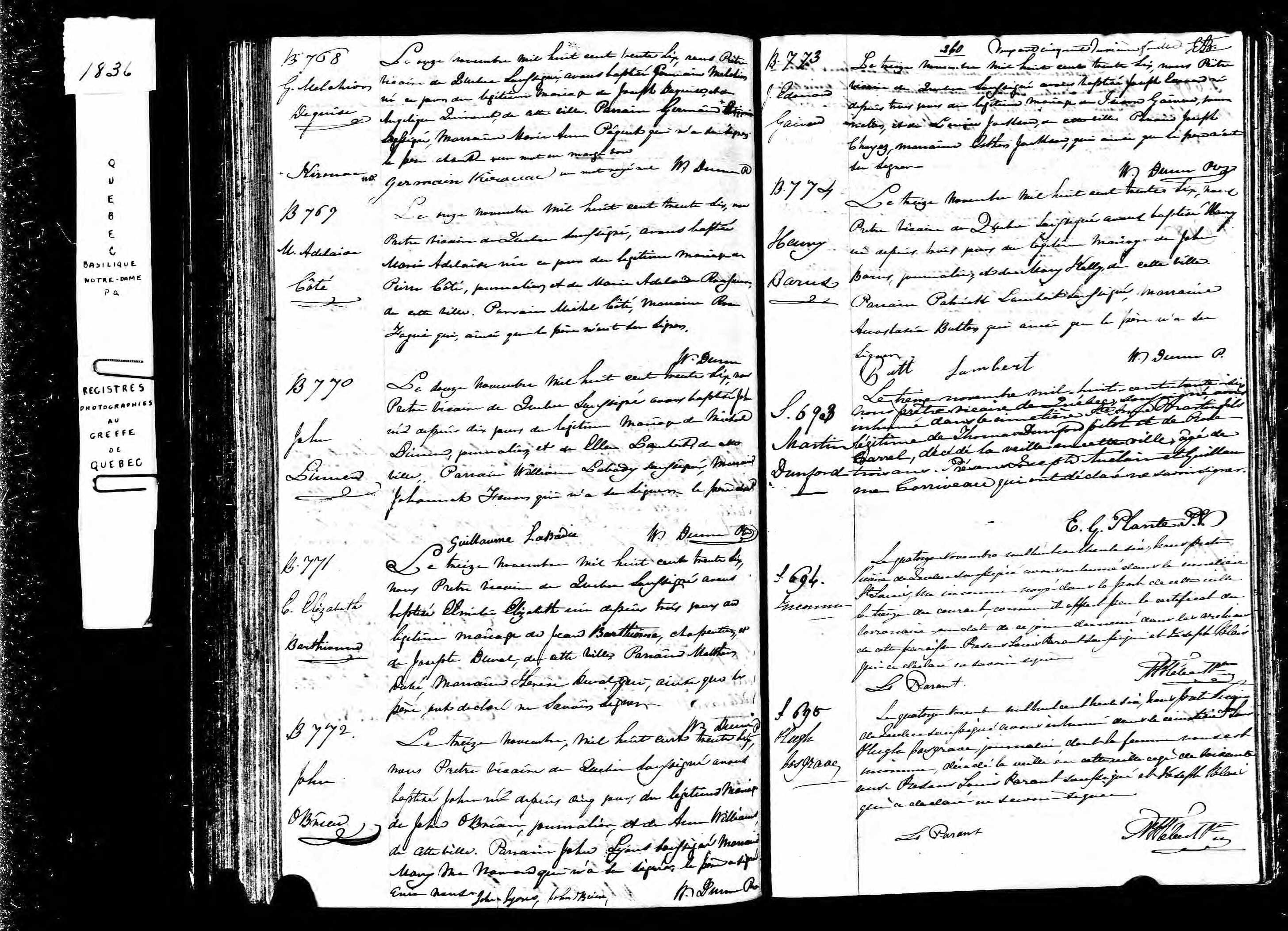 Acte de baptême