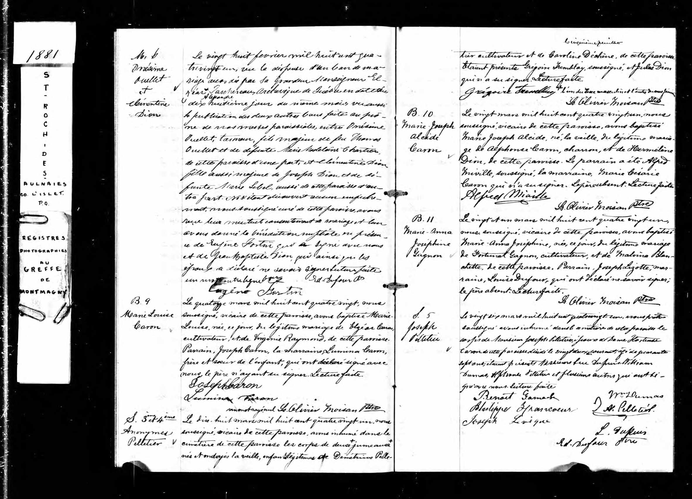 Acte de sépulture Acte de sépulture