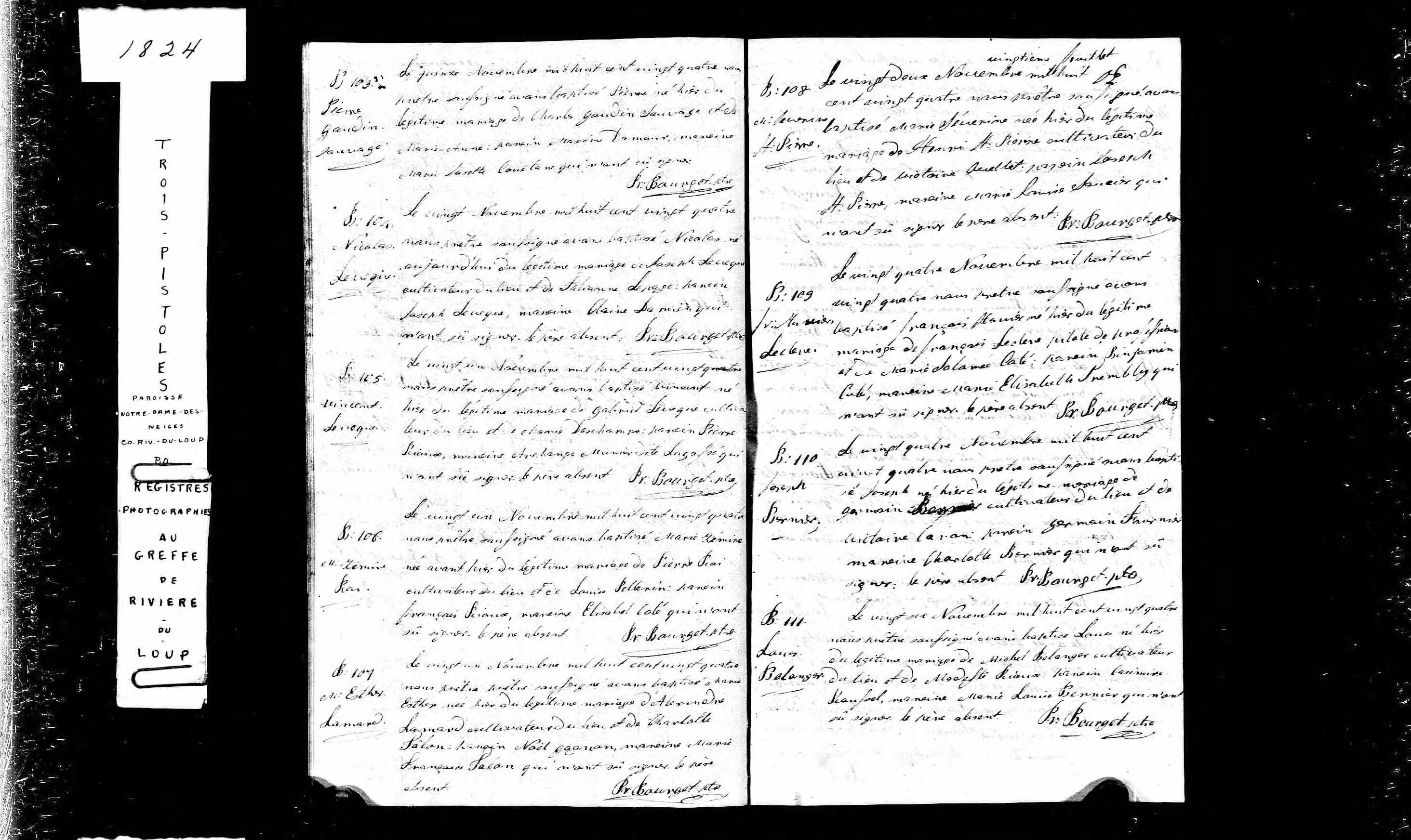 Acte de baptême