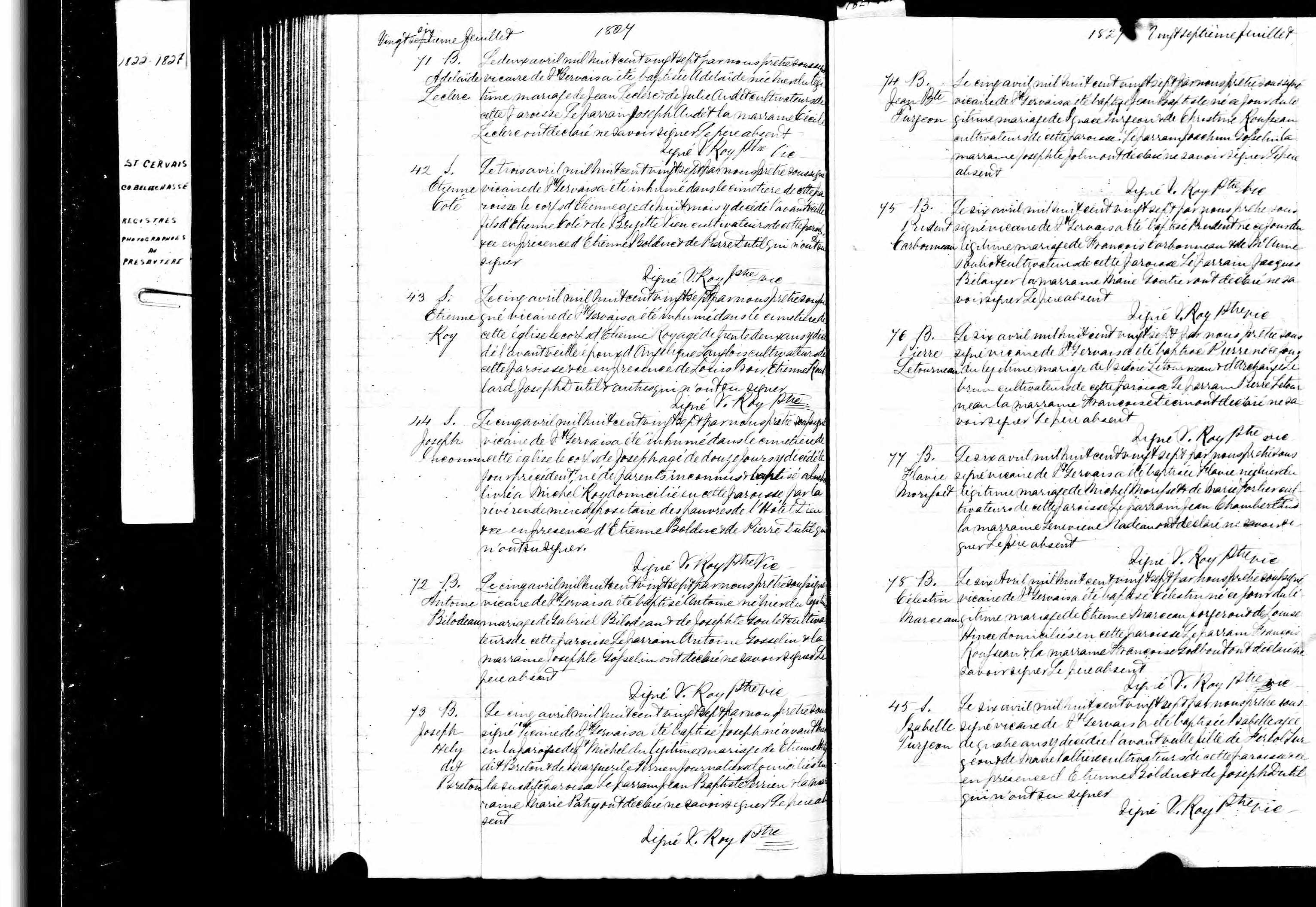 Acte de baptême