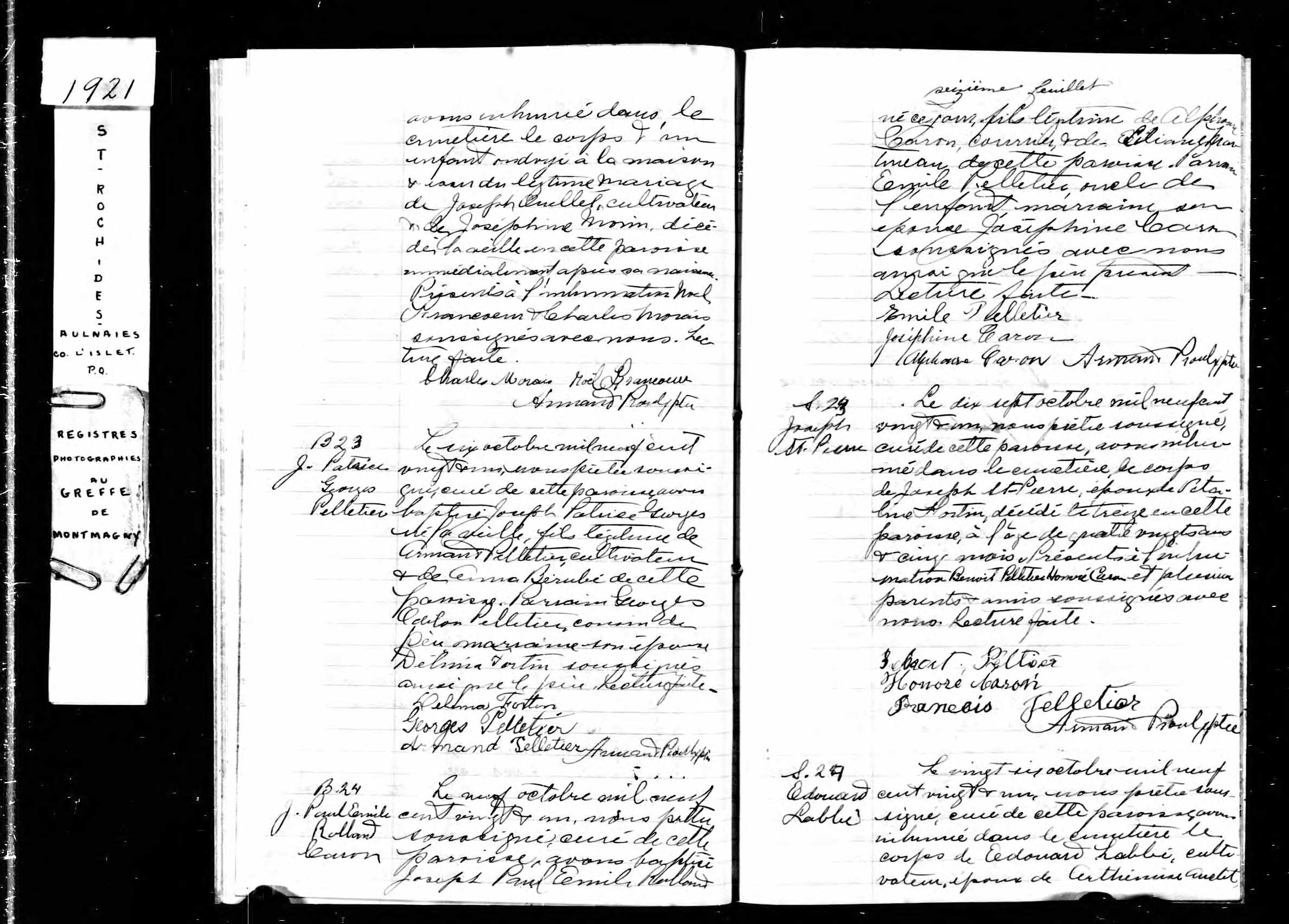 Acte de sépulture