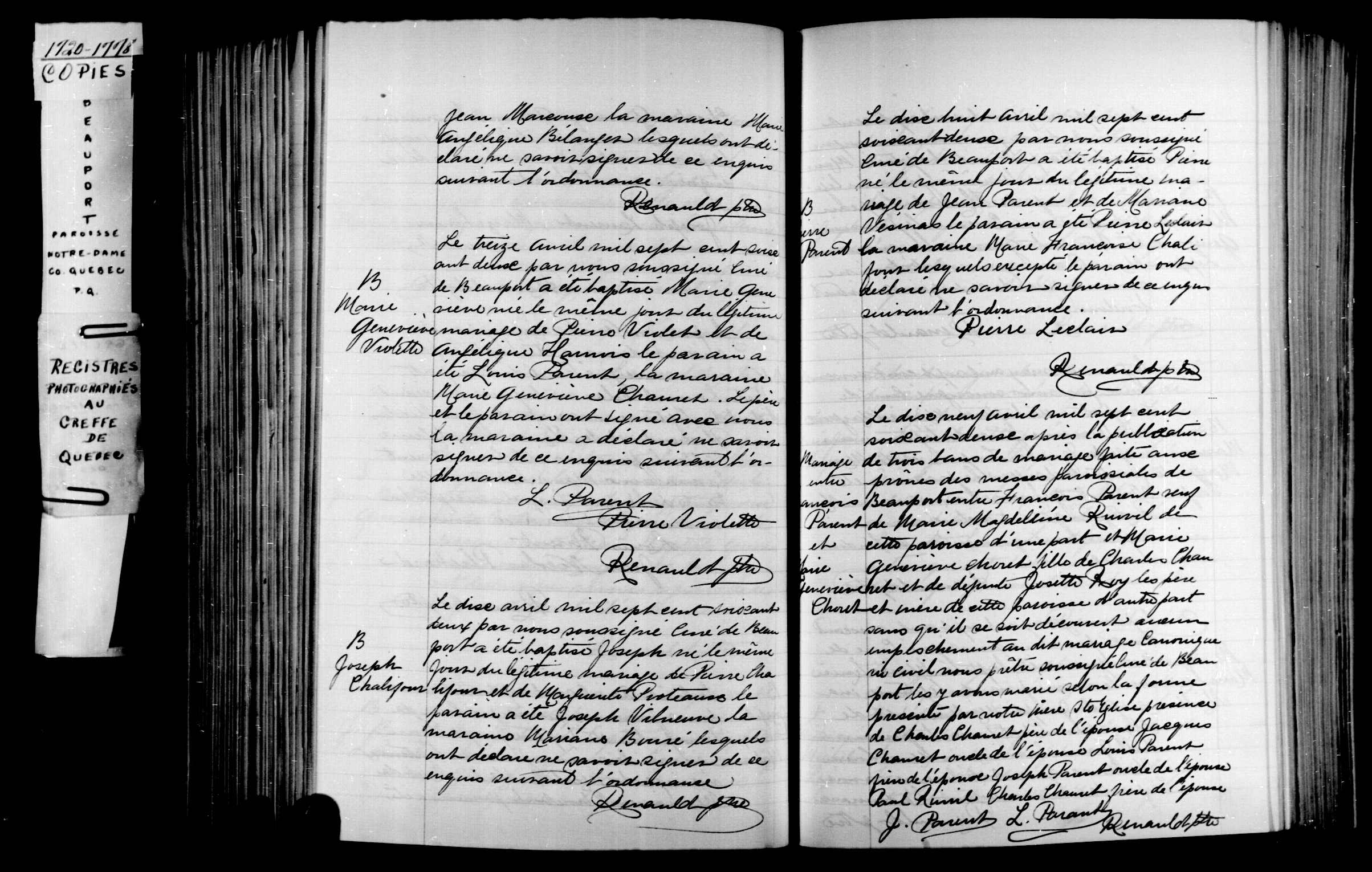Acte de baptême