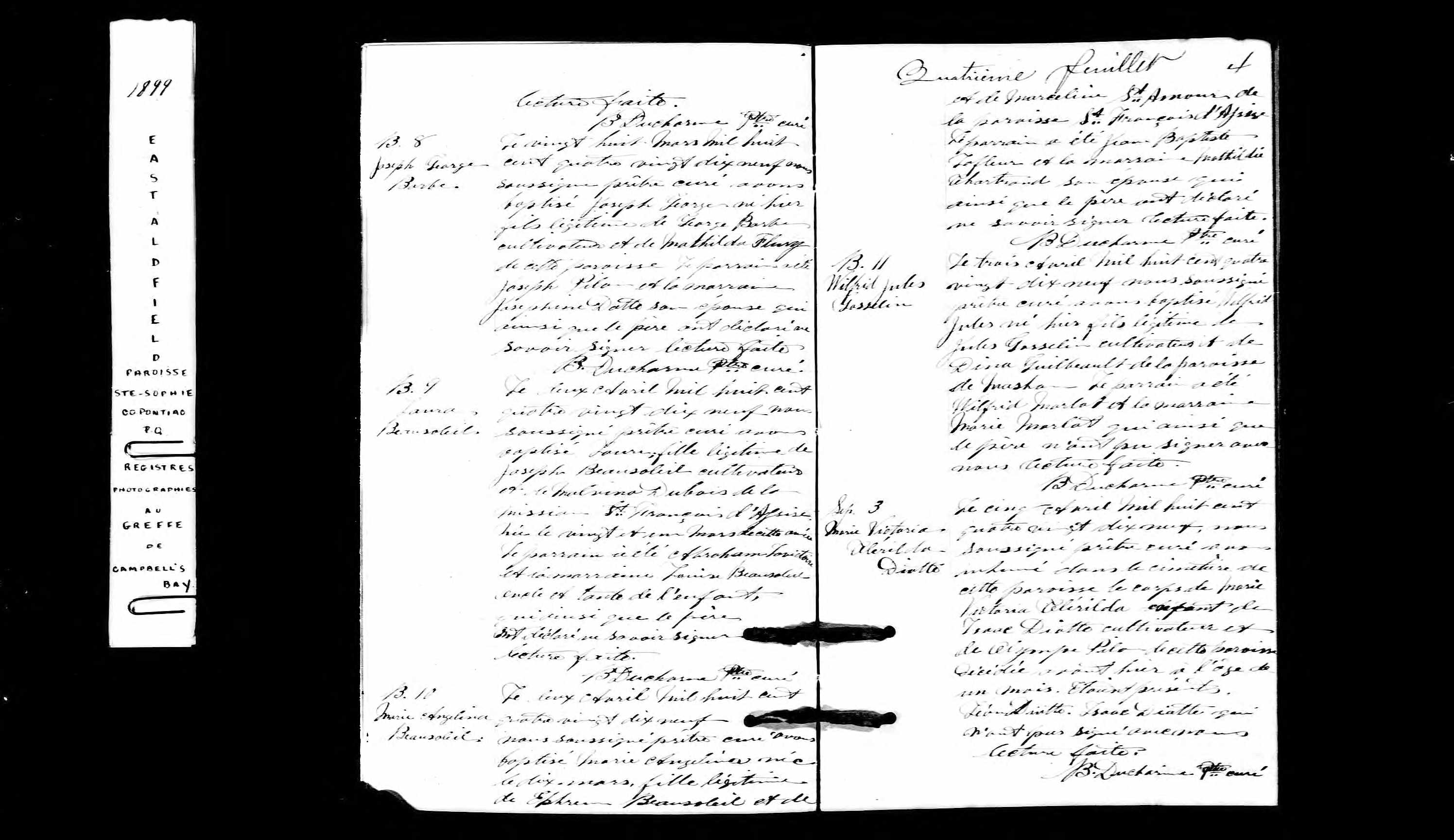 Acte de baptême Acte de baptême