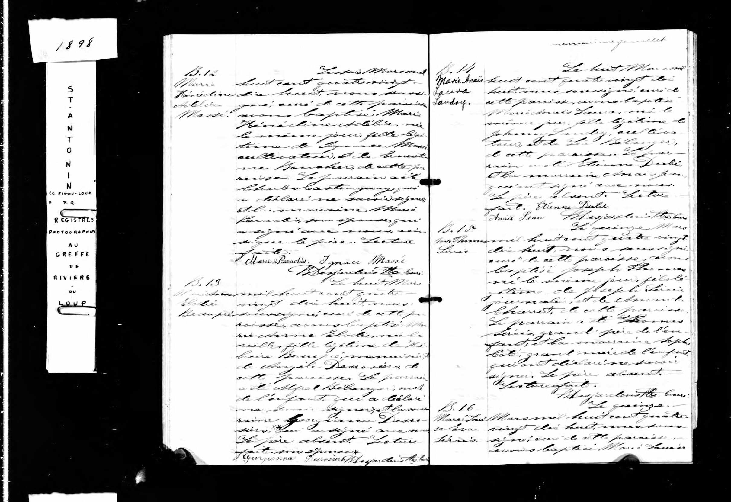 Acte de baptême