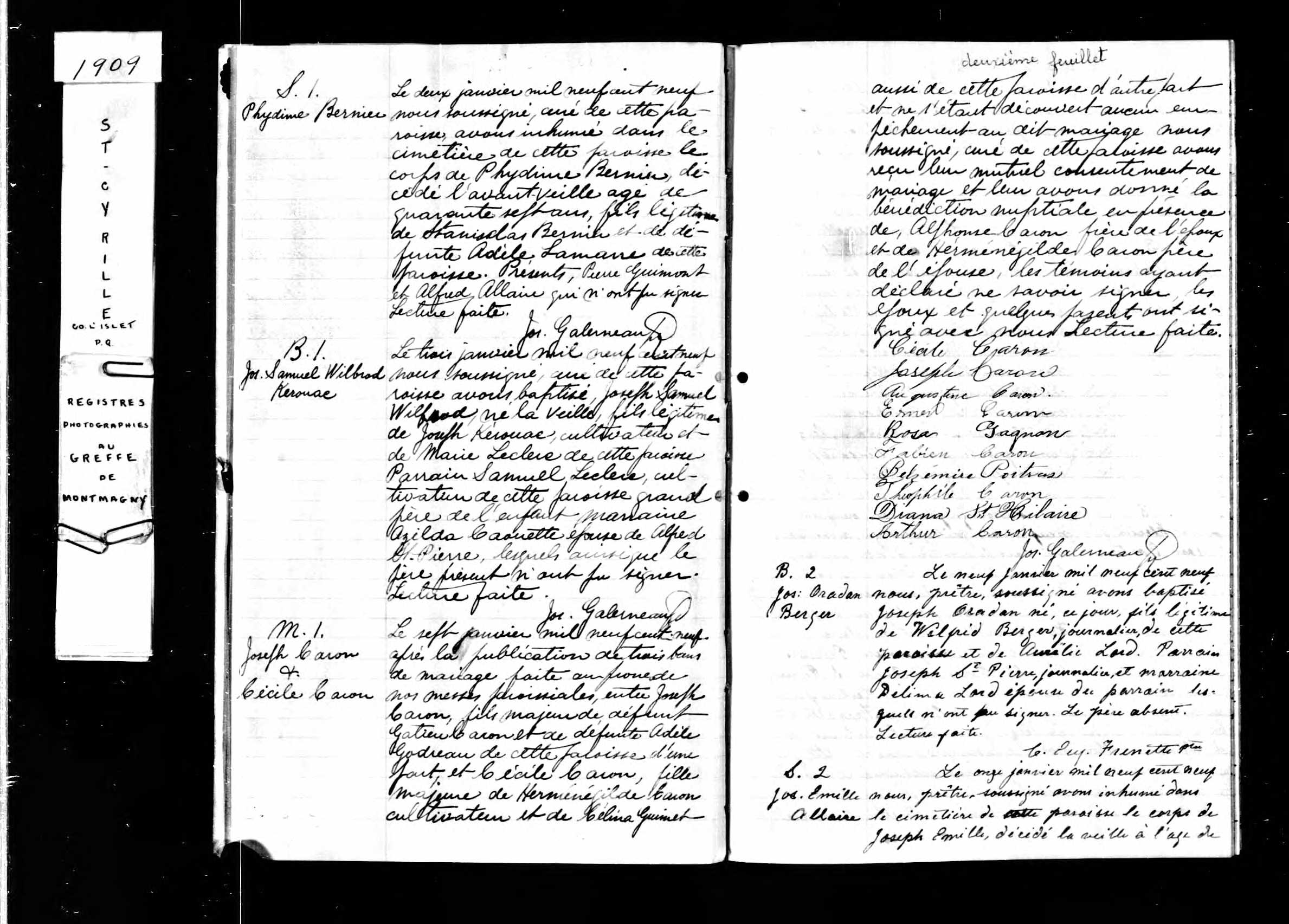 Acte de baptême Acte de baptême