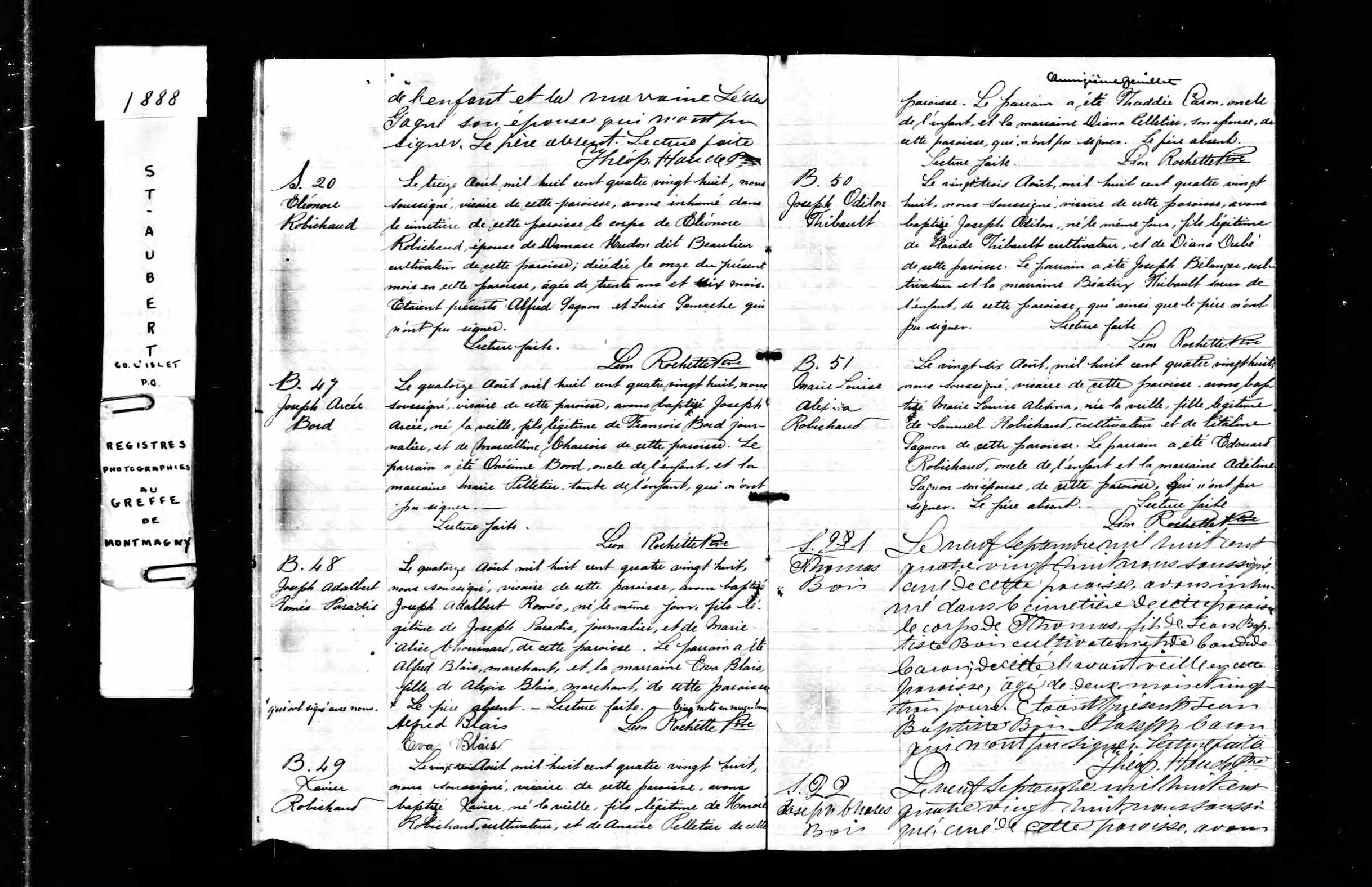 Acte de baptême
