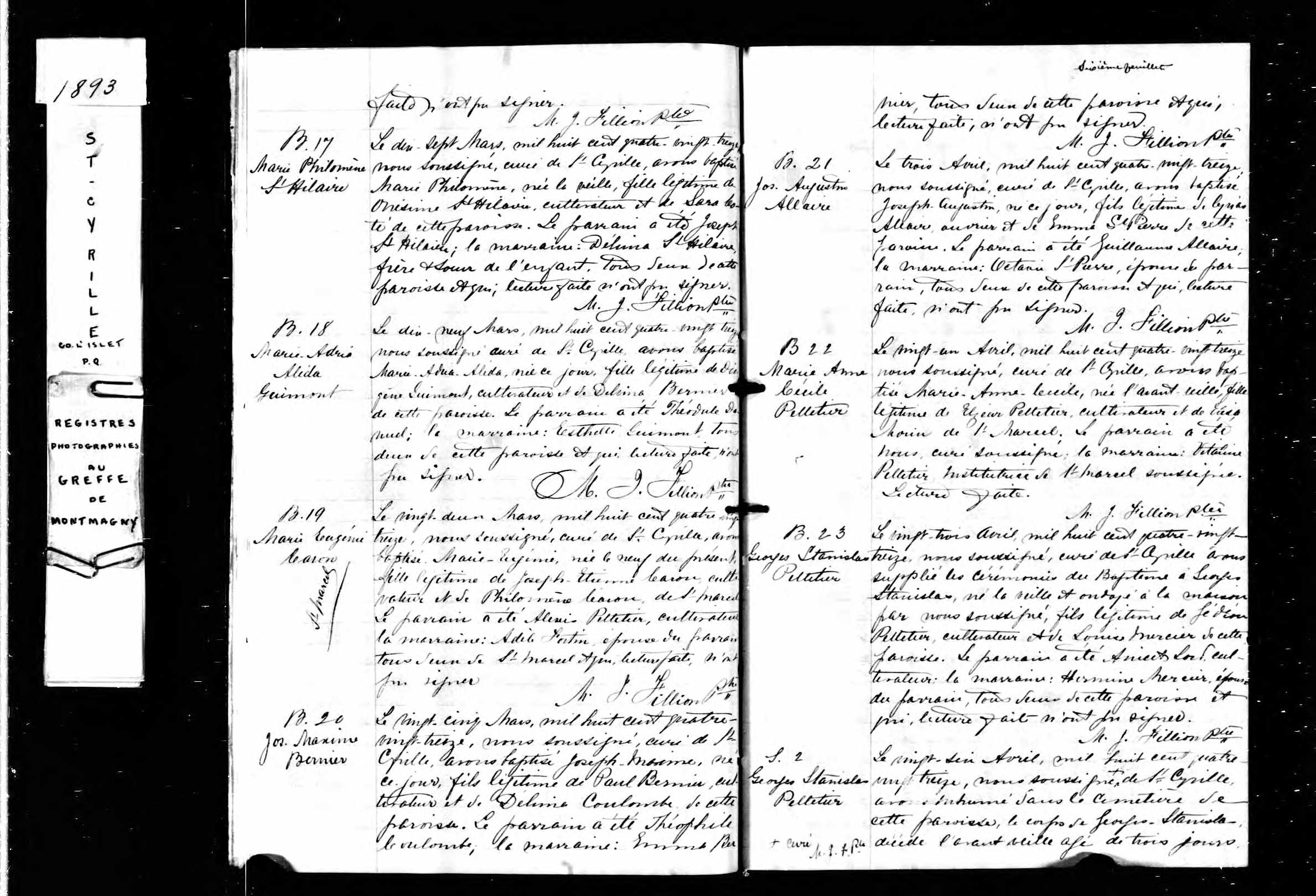 Acte de baptême