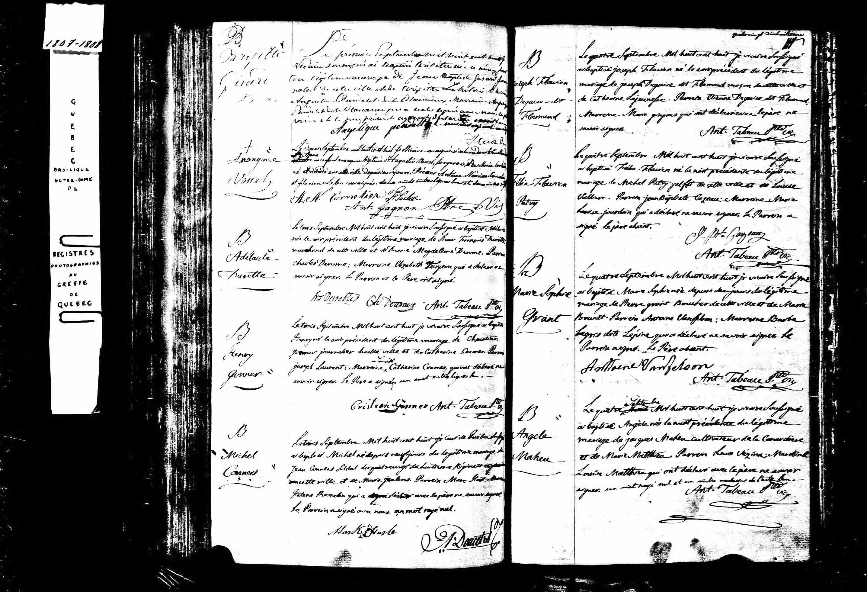 Acte de baptême