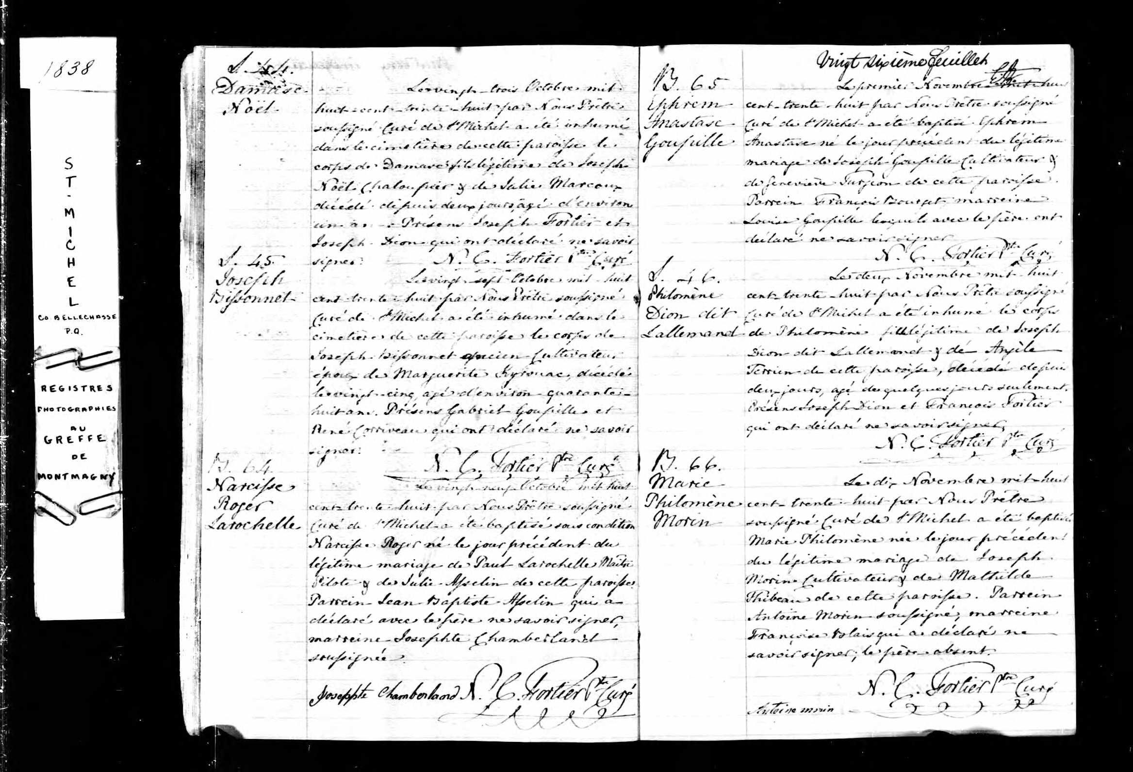 Acte de sépulture
