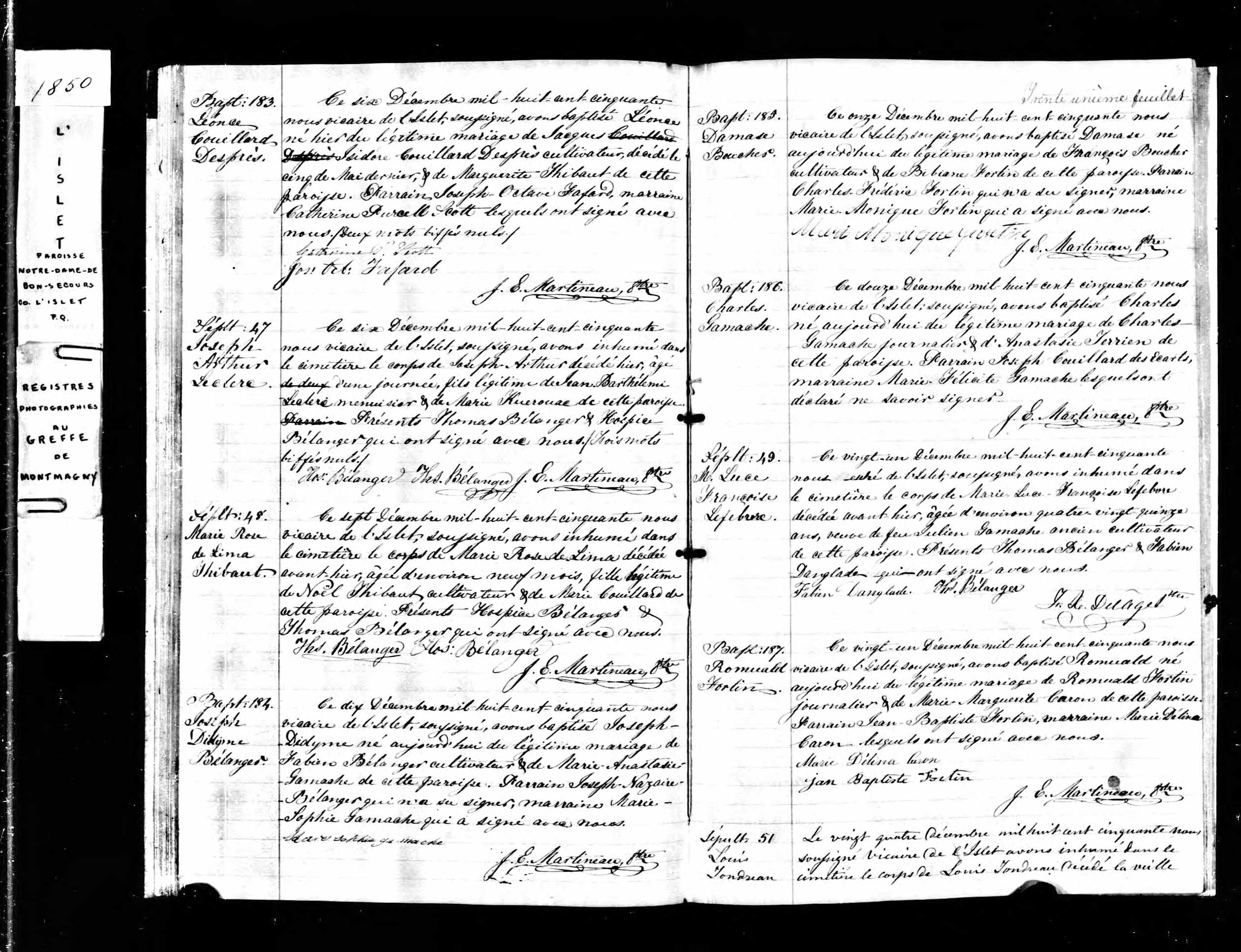 Acte de sépulture