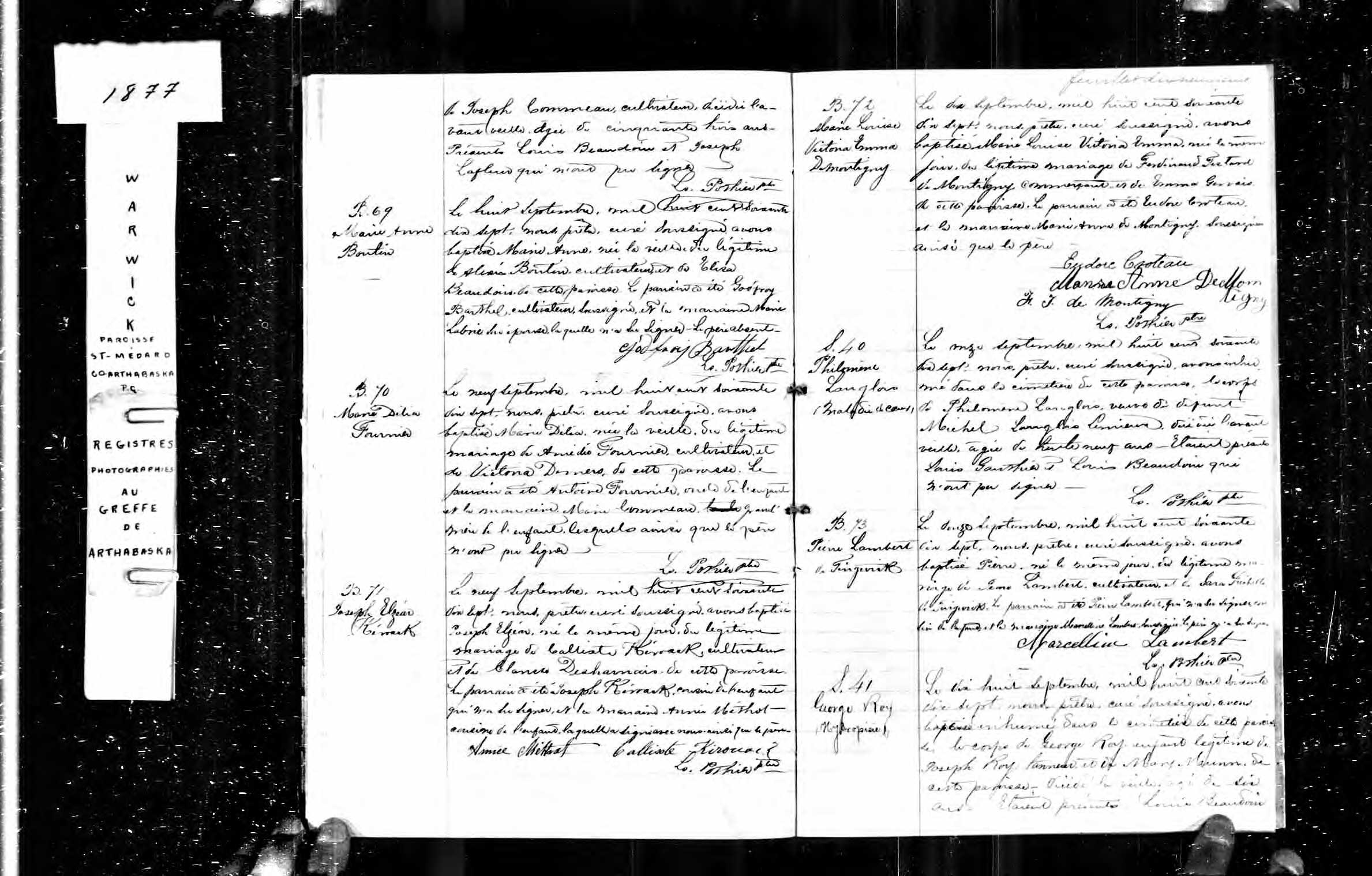 Acte de baptême