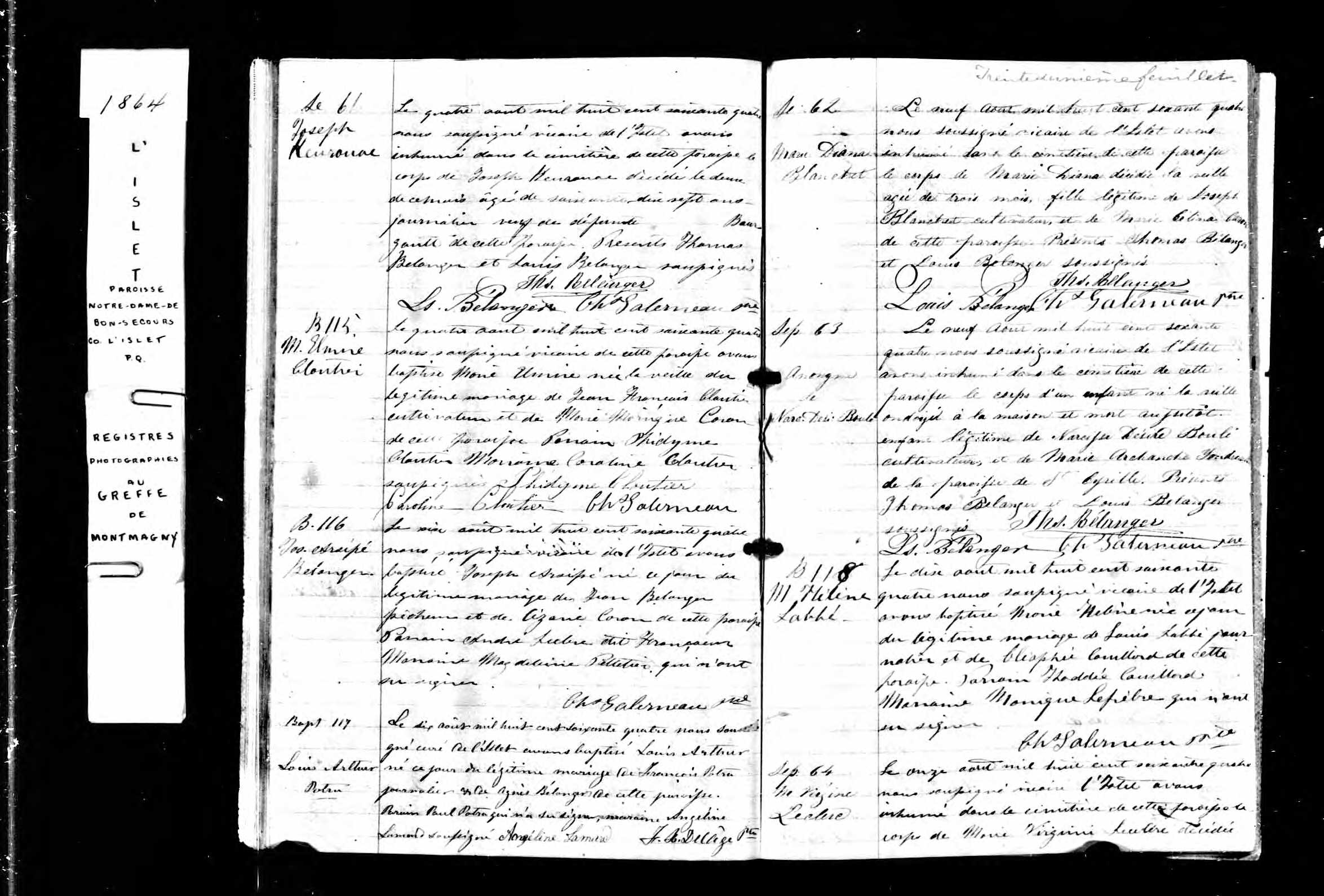 Acte de sépulture