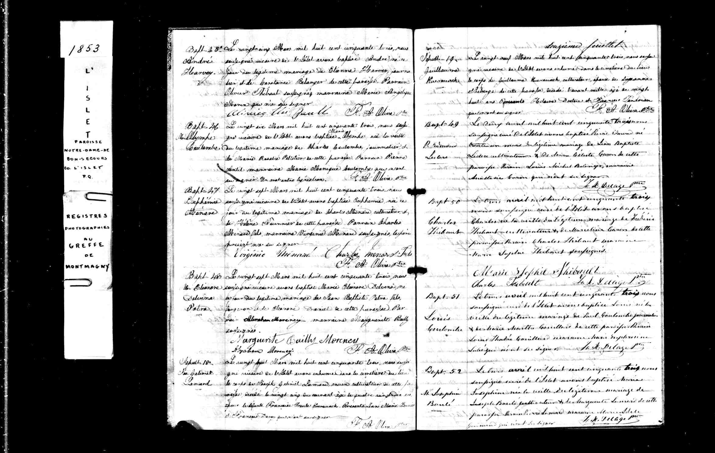 Acte de sépulture