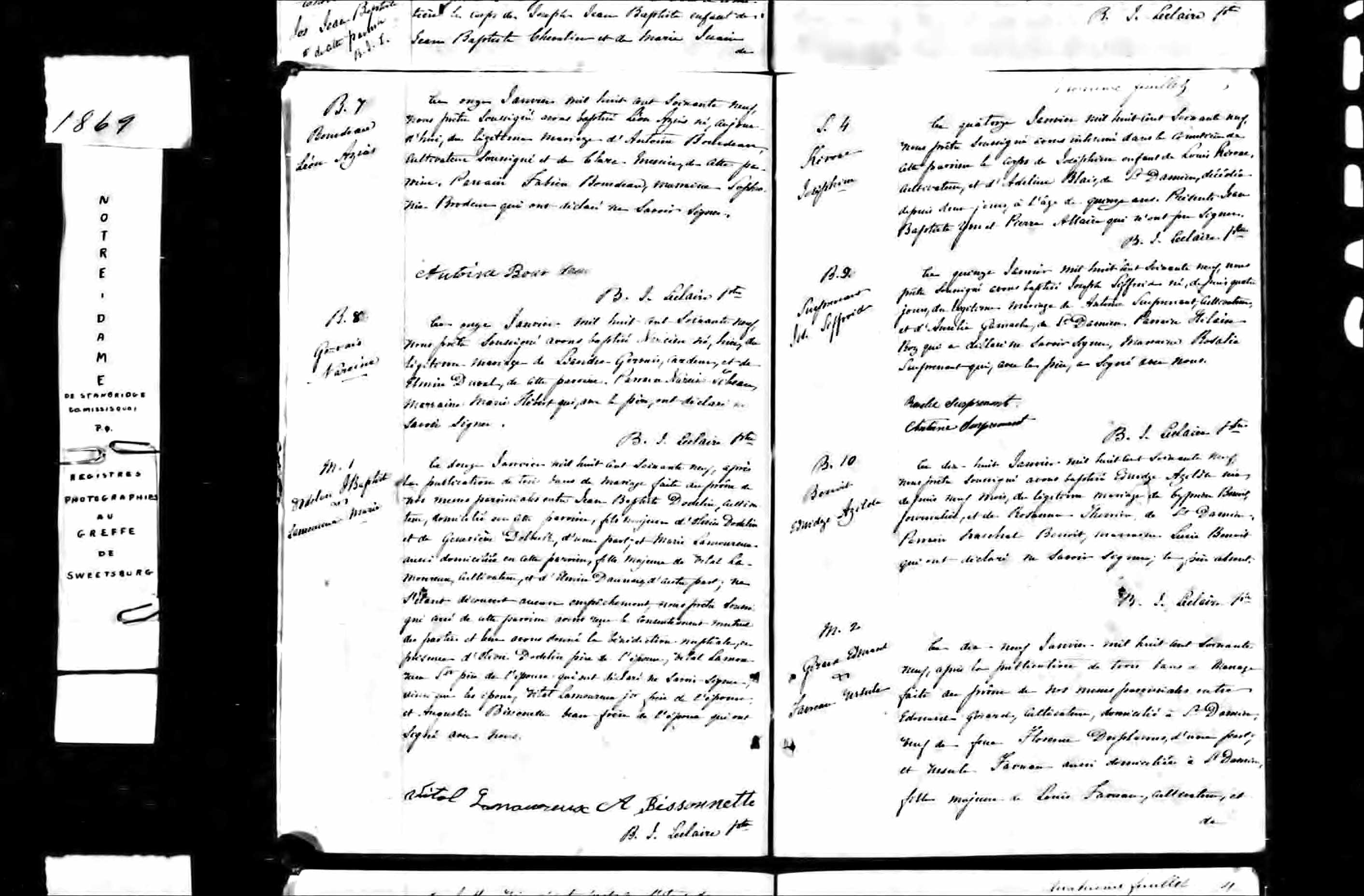 Acte de sépulture
