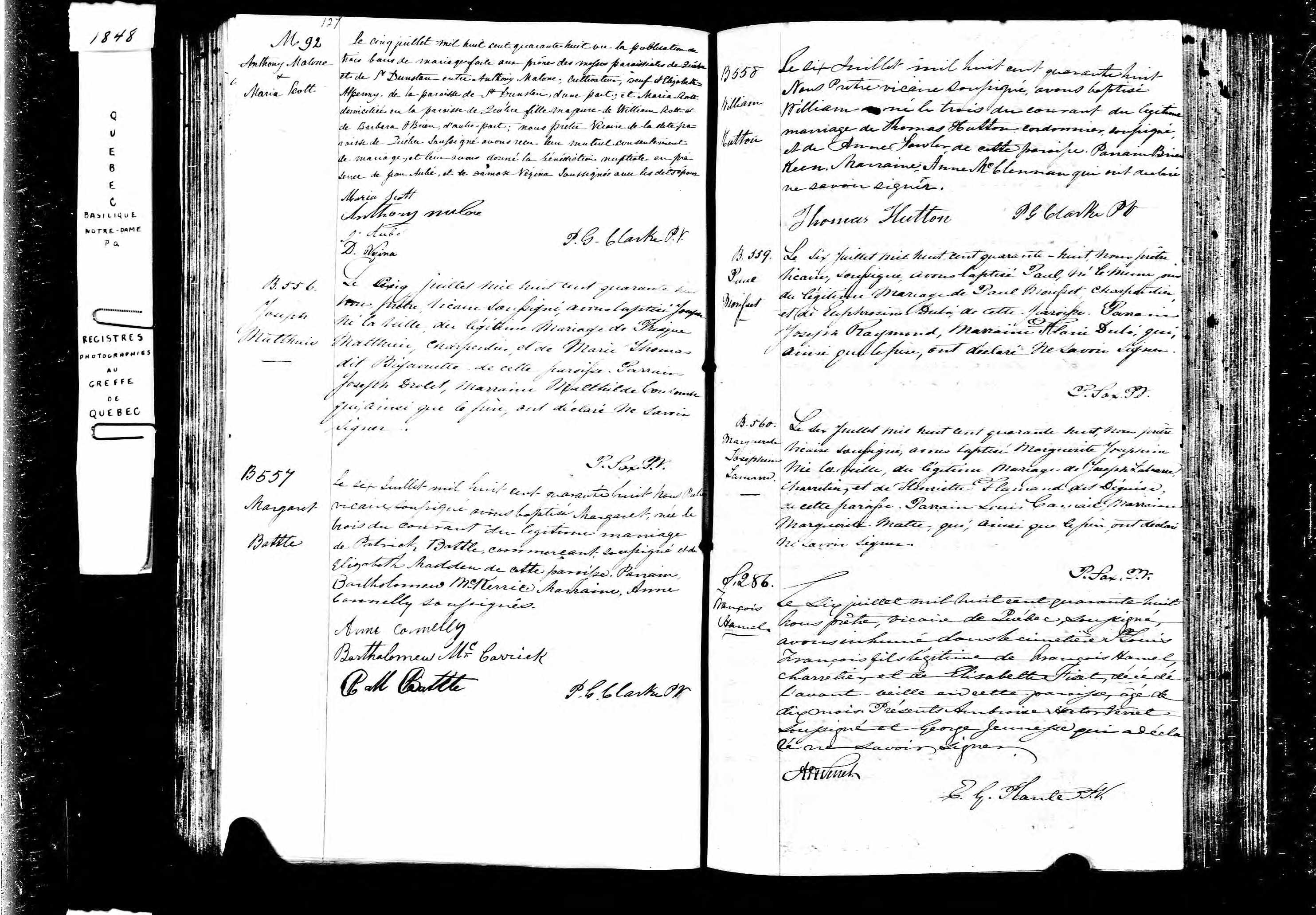 Acte de baptême