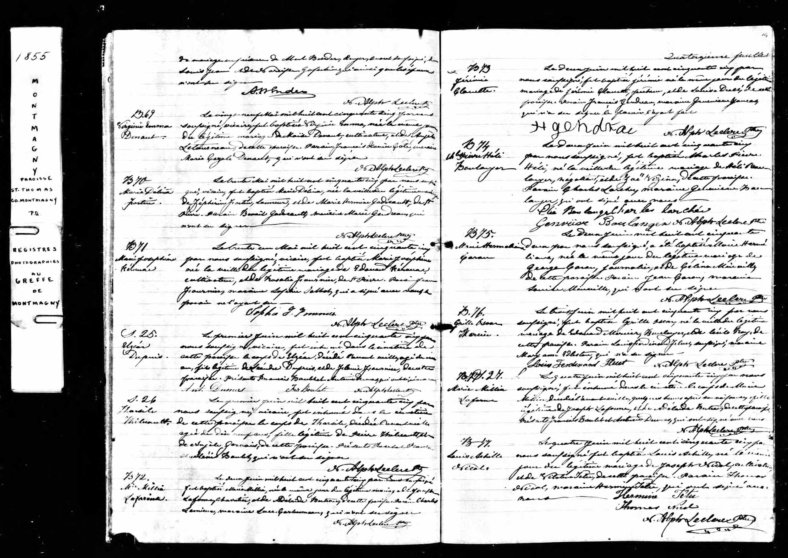 Acte de baptême