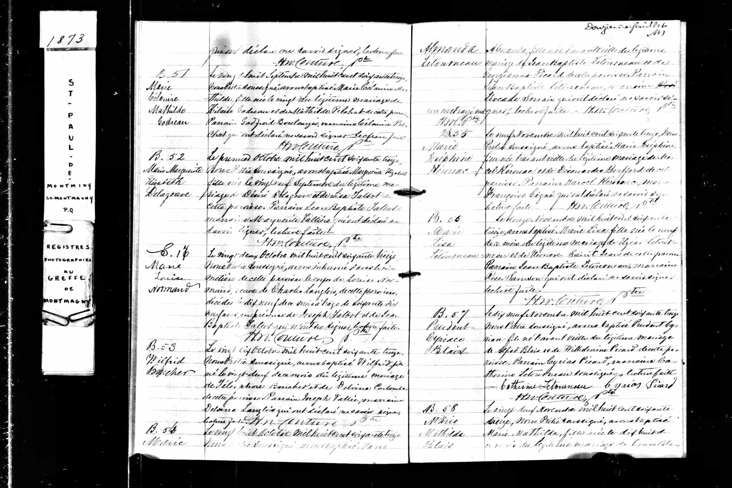 Acte de baptême