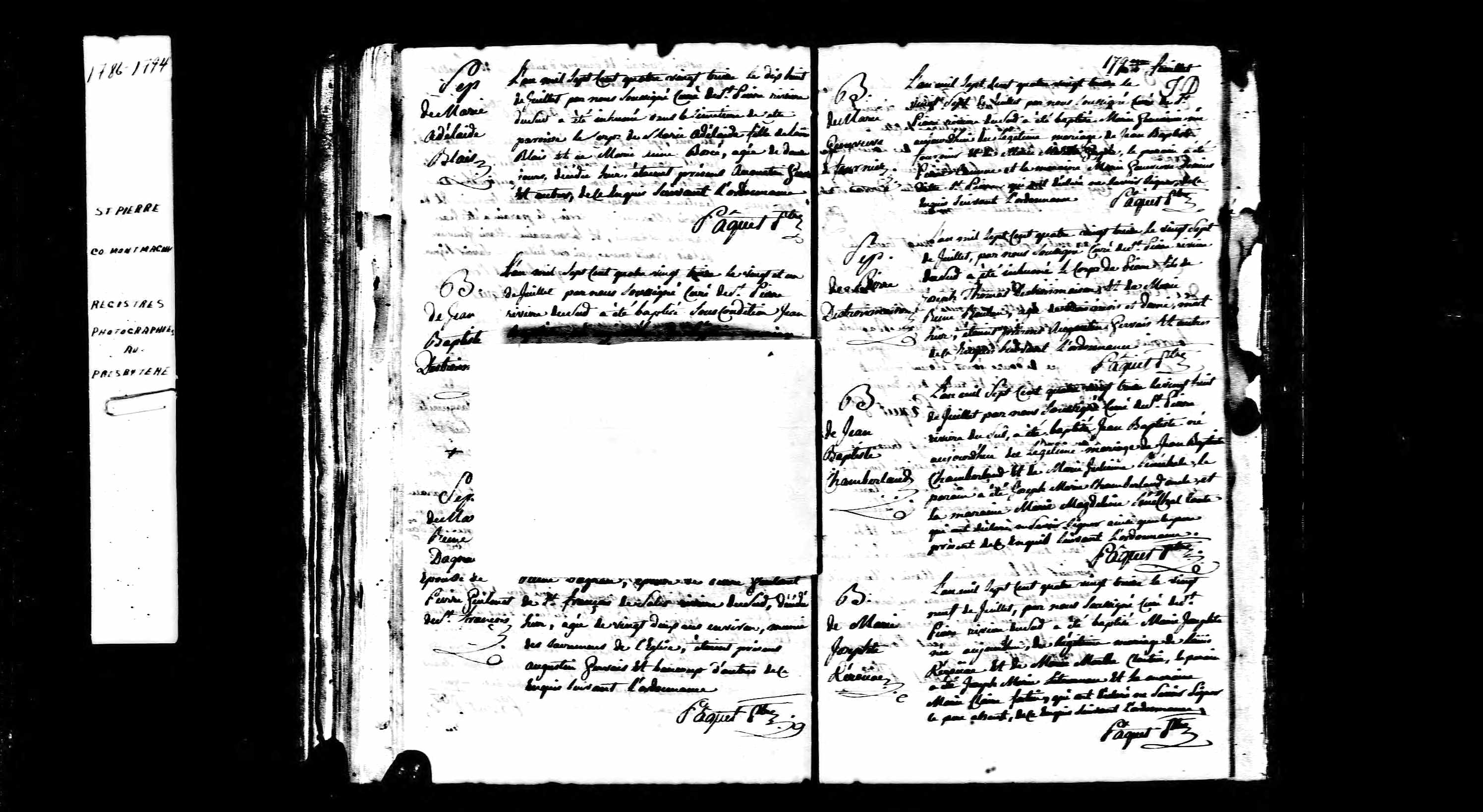 Acte de baptême