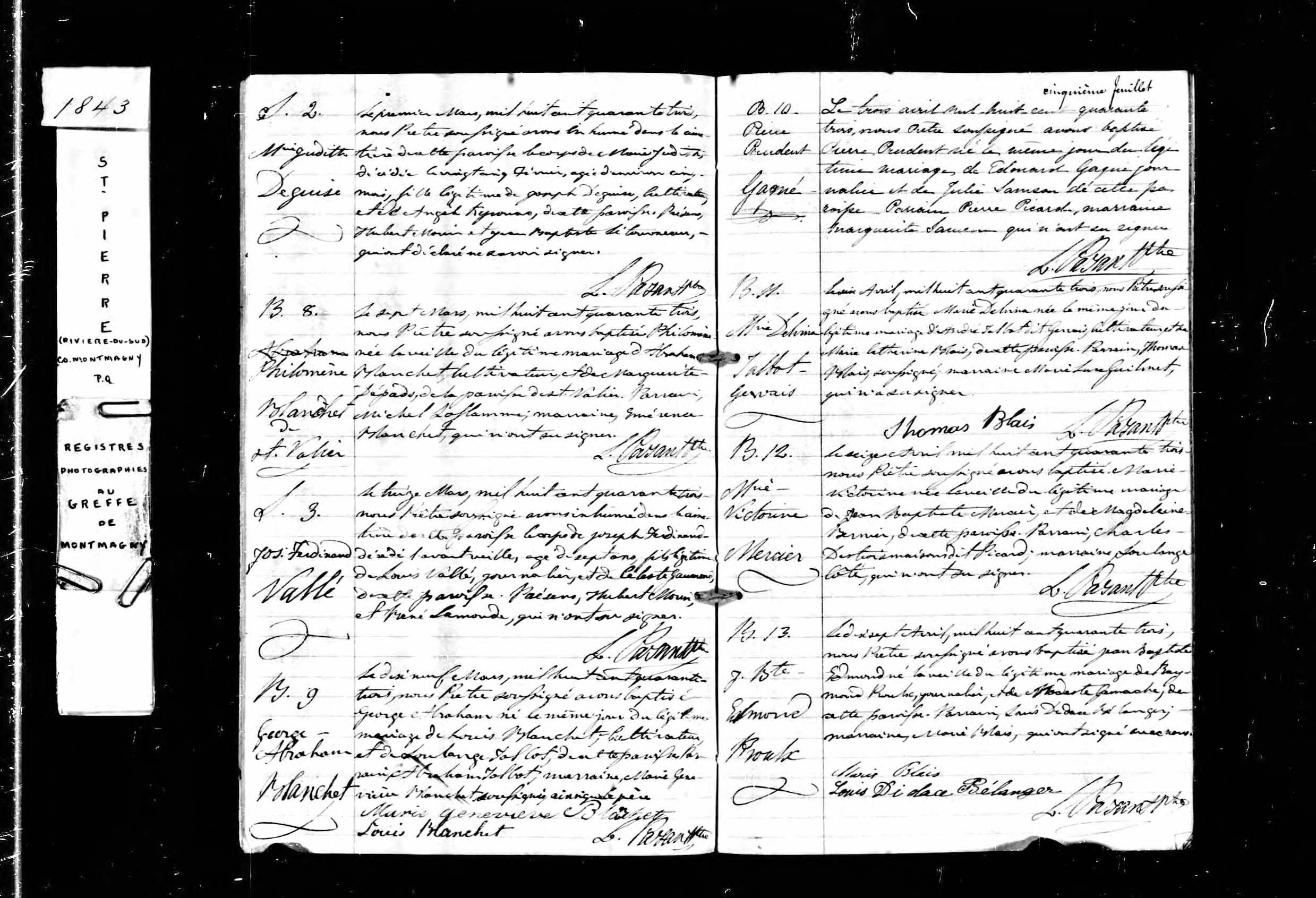 Acte de sépulture