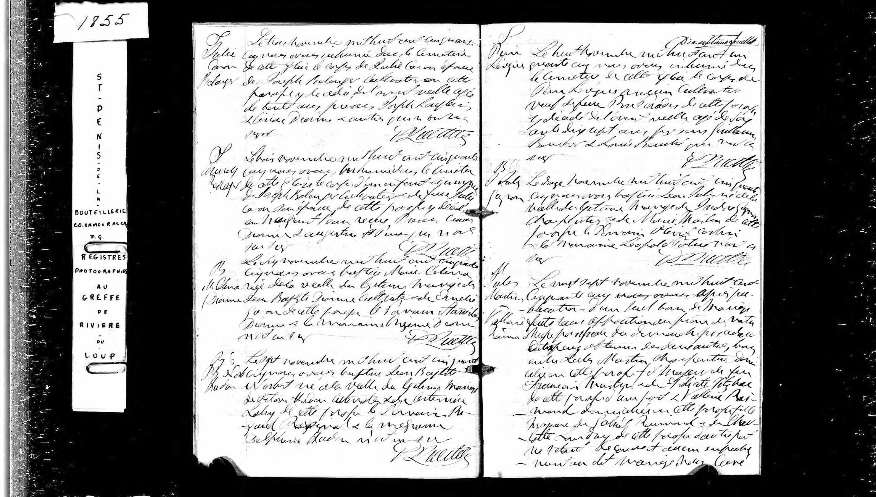 Acte de sépulture