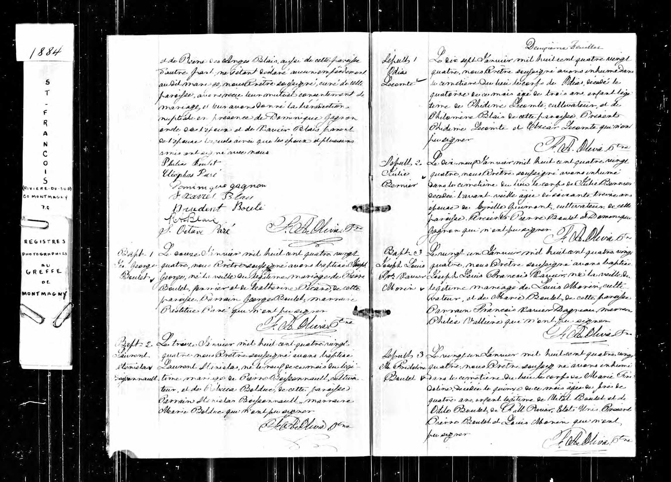 Acte de sépulture