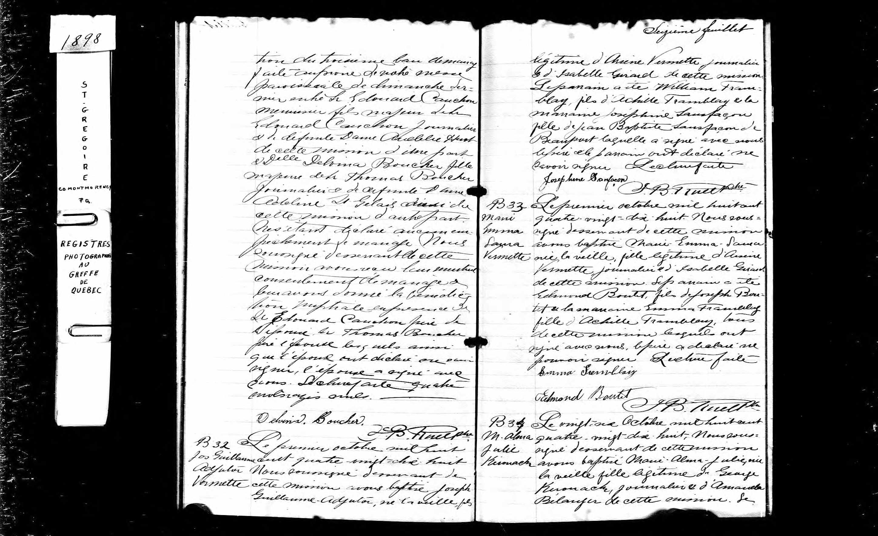 Acte de baptême