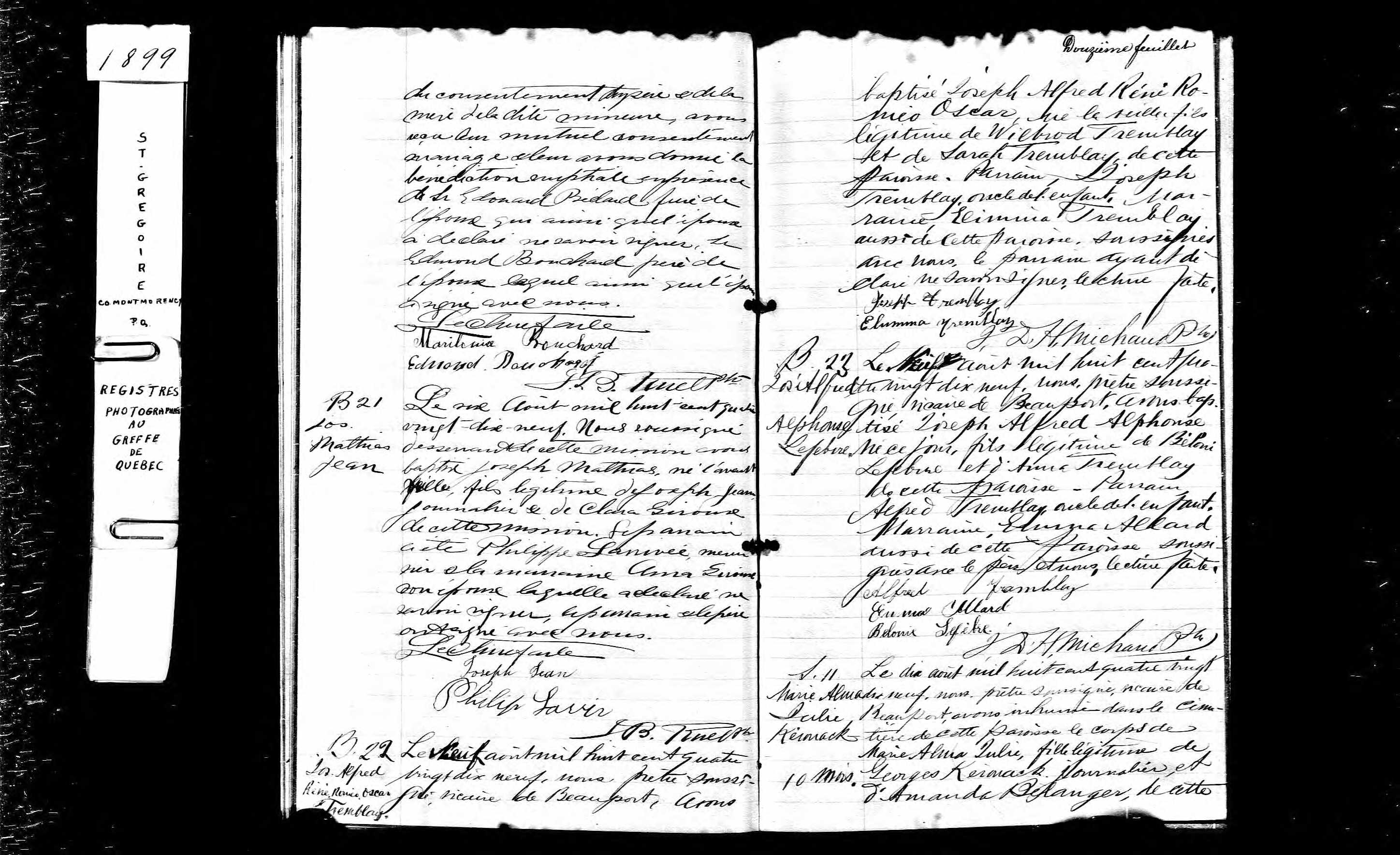  Acte de sépulture