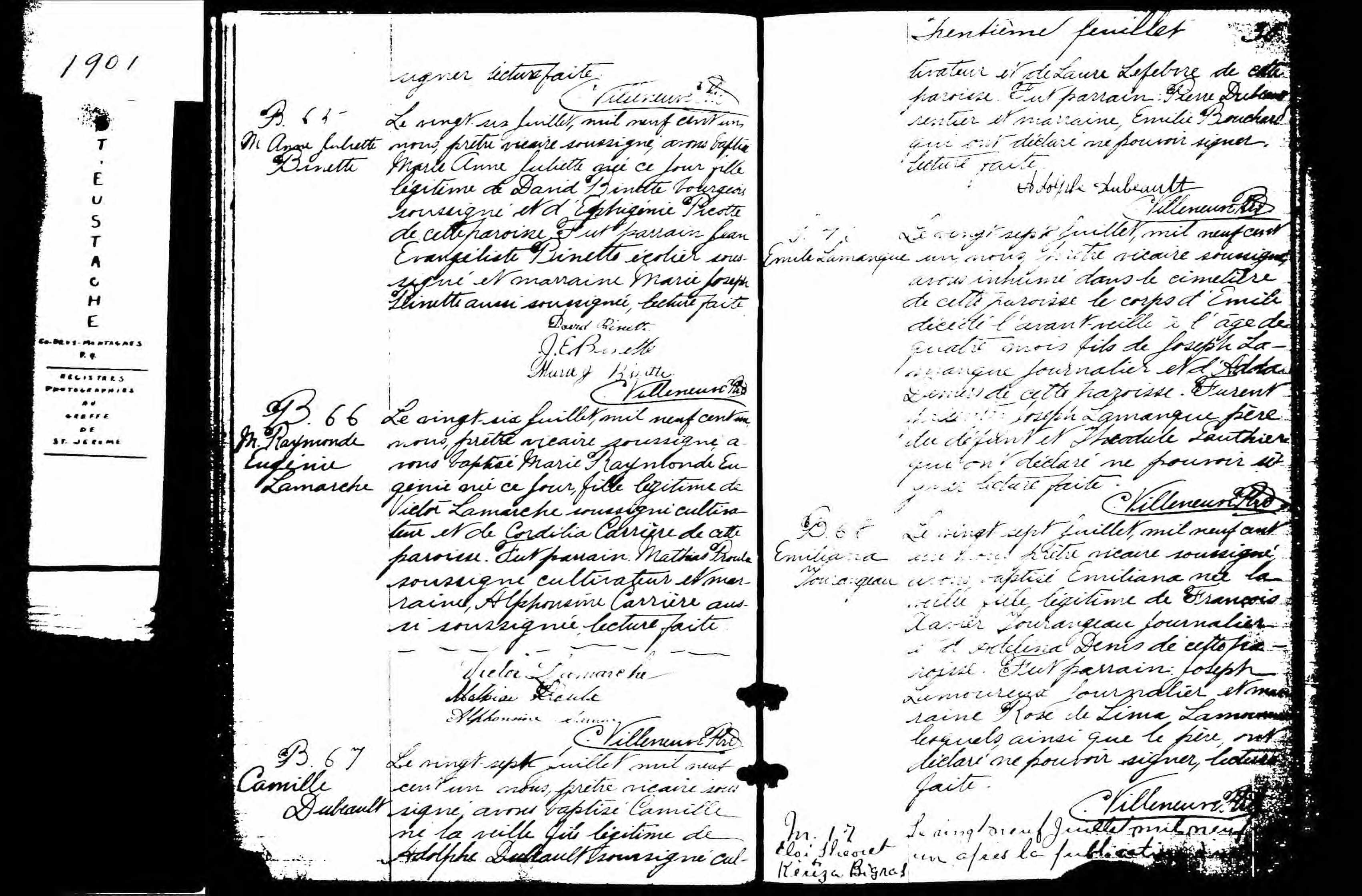 Acte de baptême