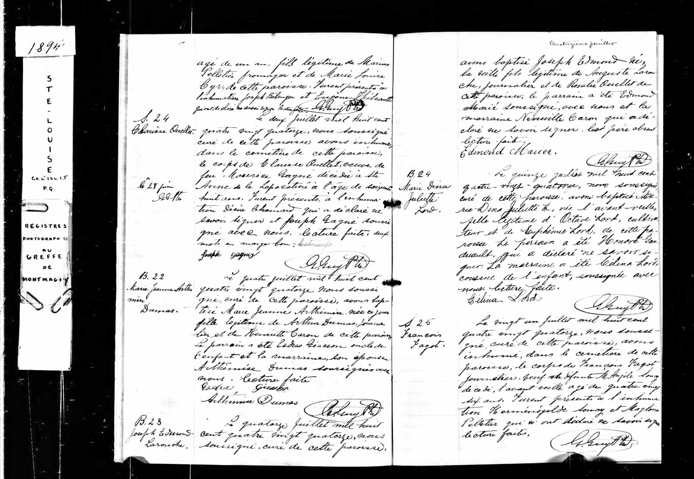 Acte de baptême