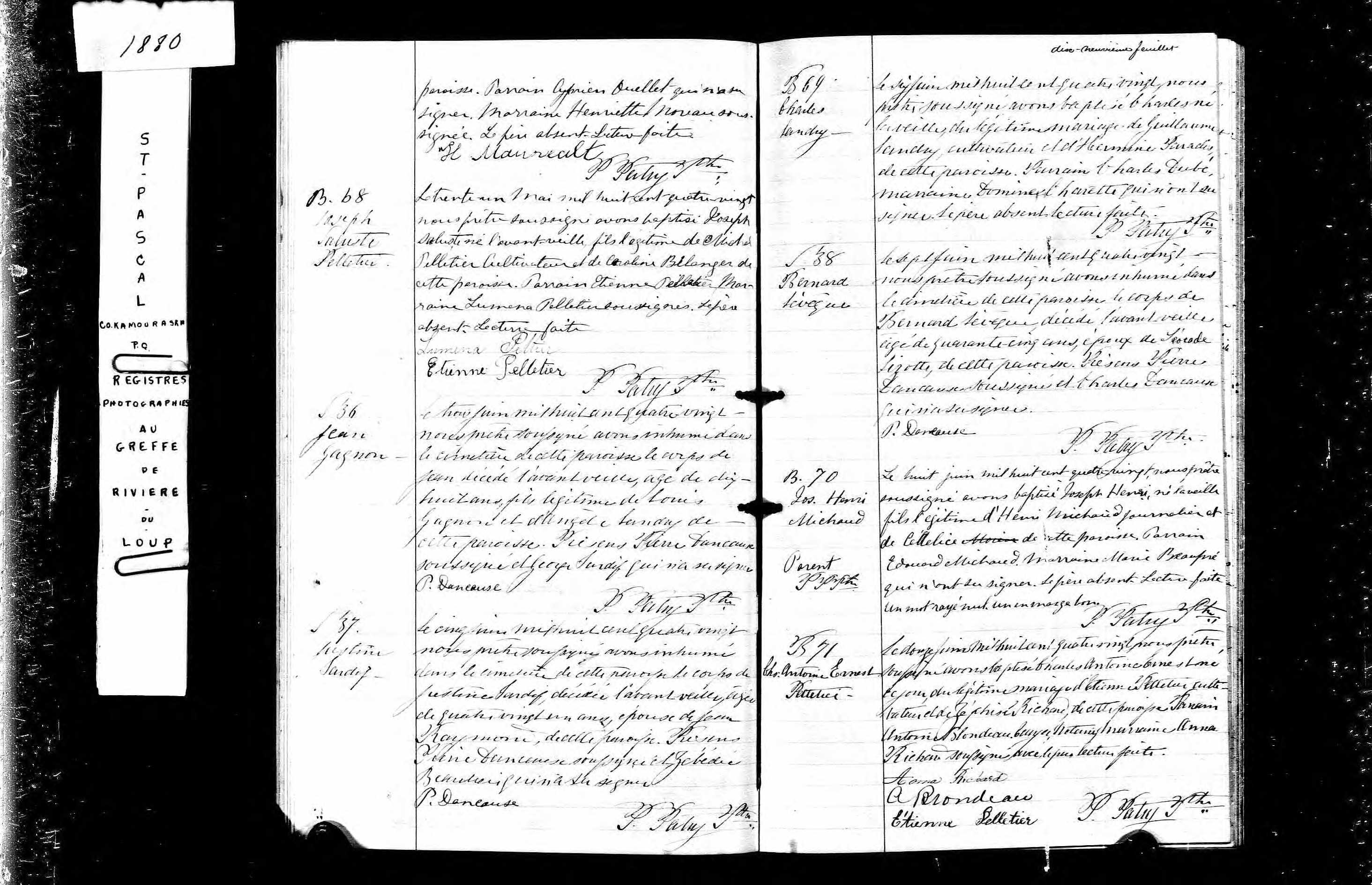 Acte de sépulture