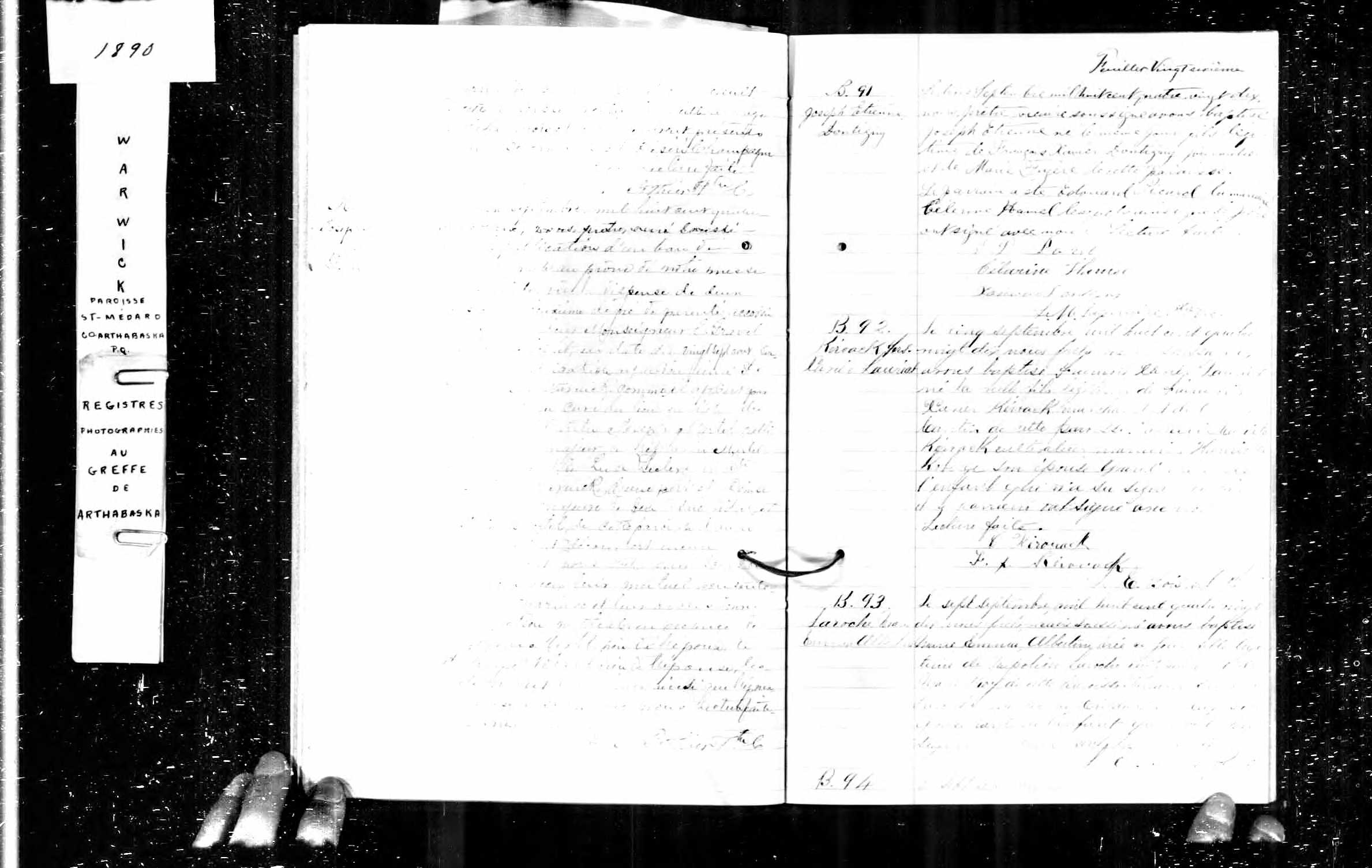 Acte de baptême Acte de baptême