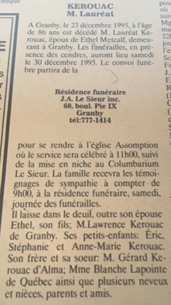 Nécrologie