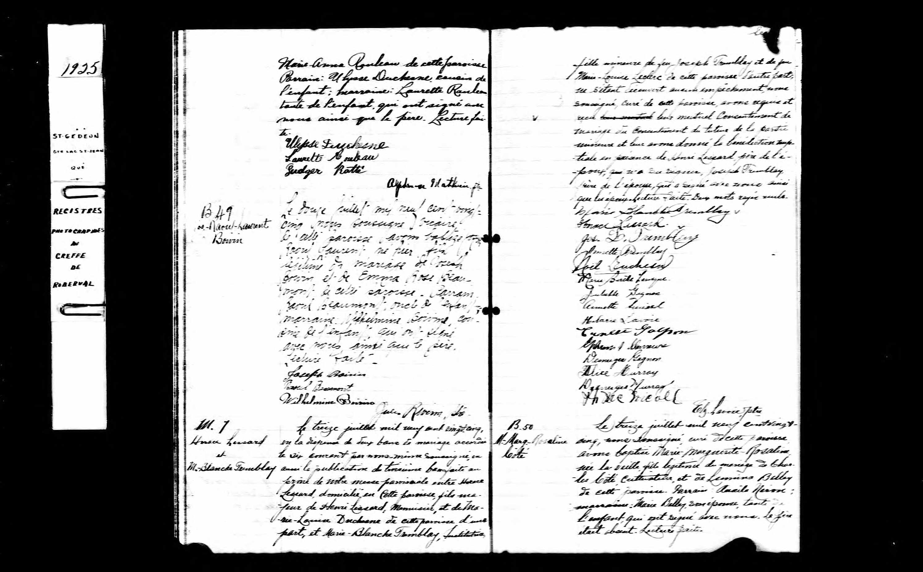 Acte de baptême Acte de baptême