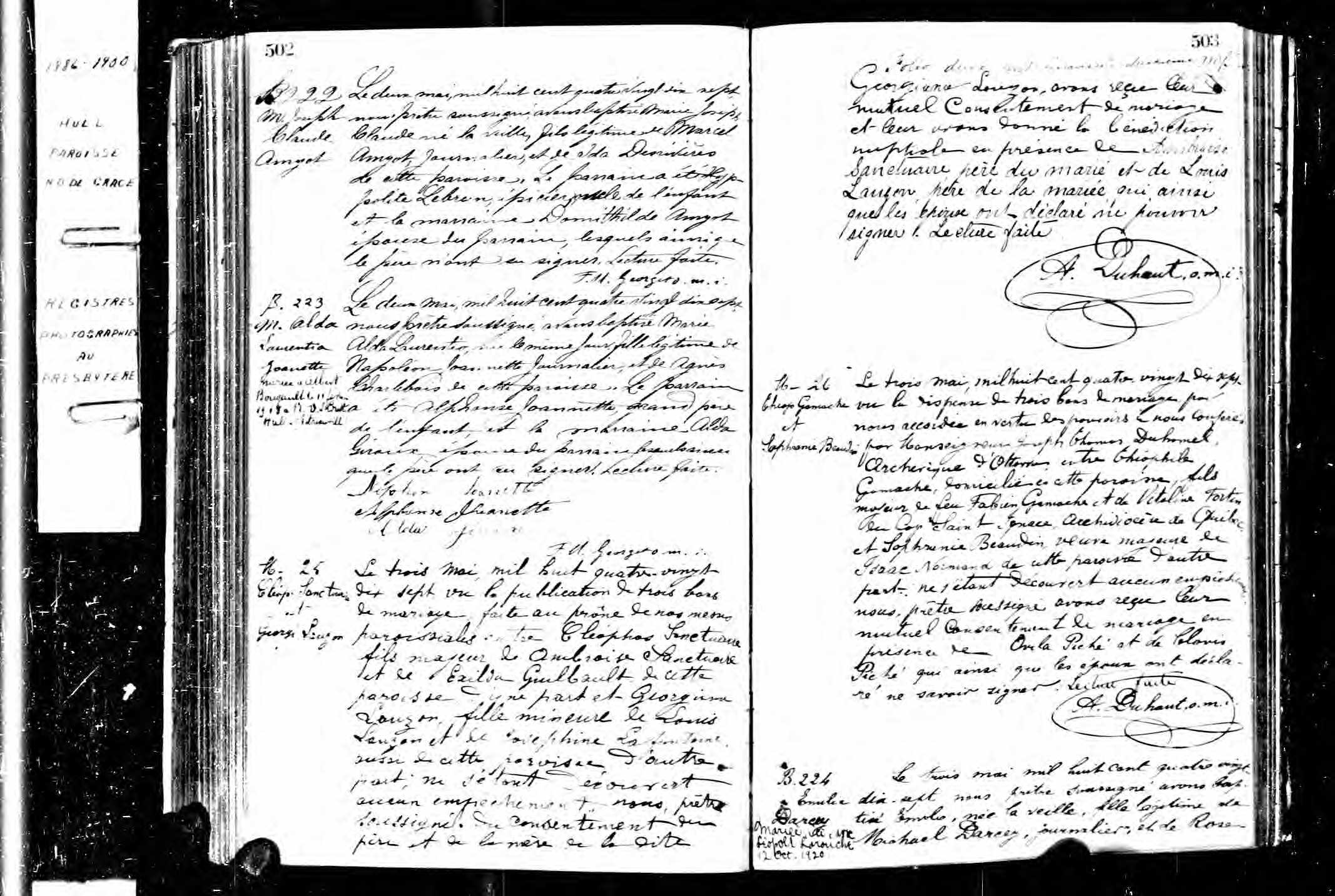 Acte de baptême