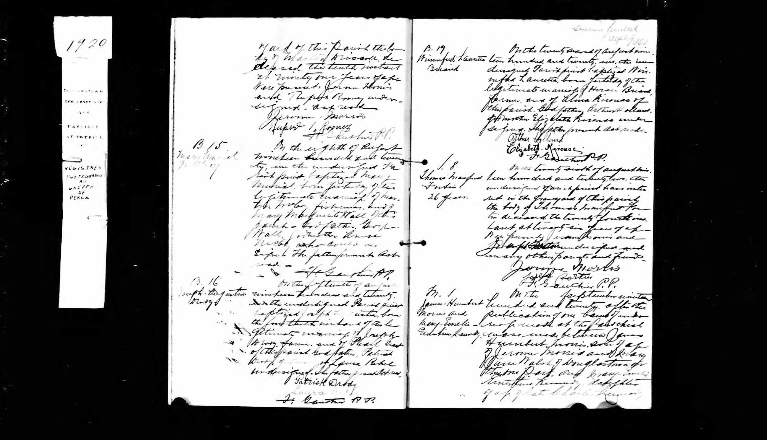 Acte de baptême