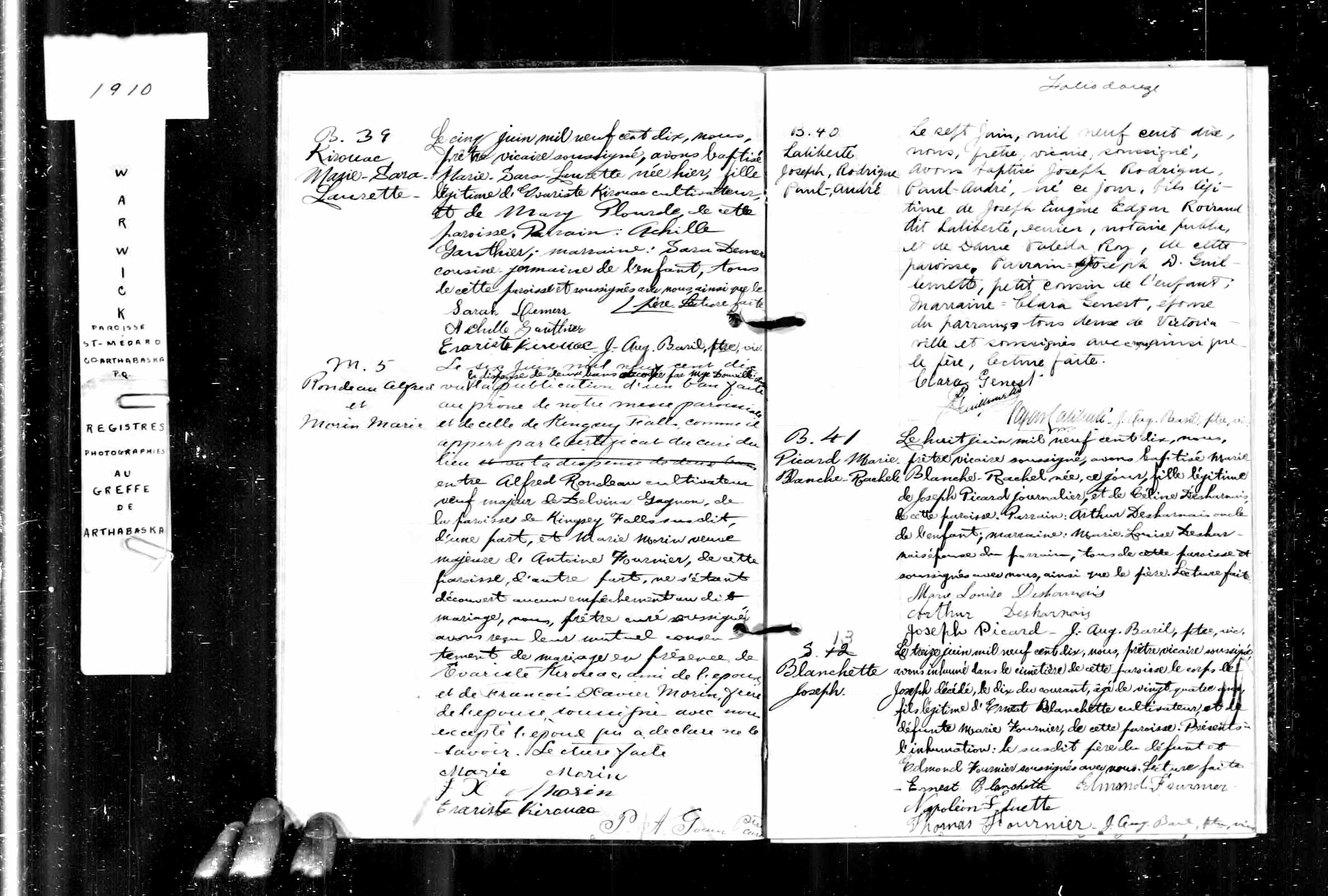 Acte de baptême