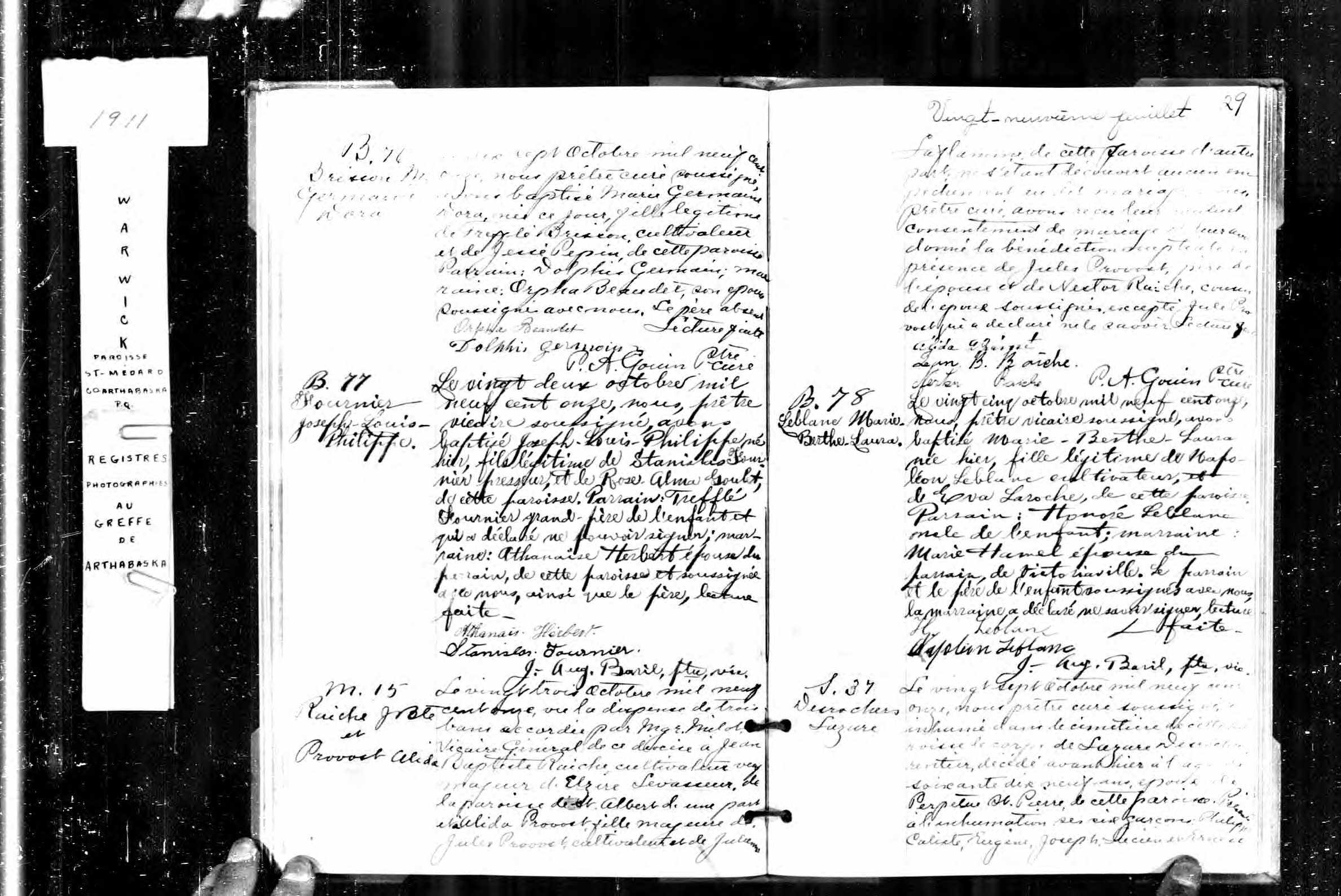  Acte de sépulture