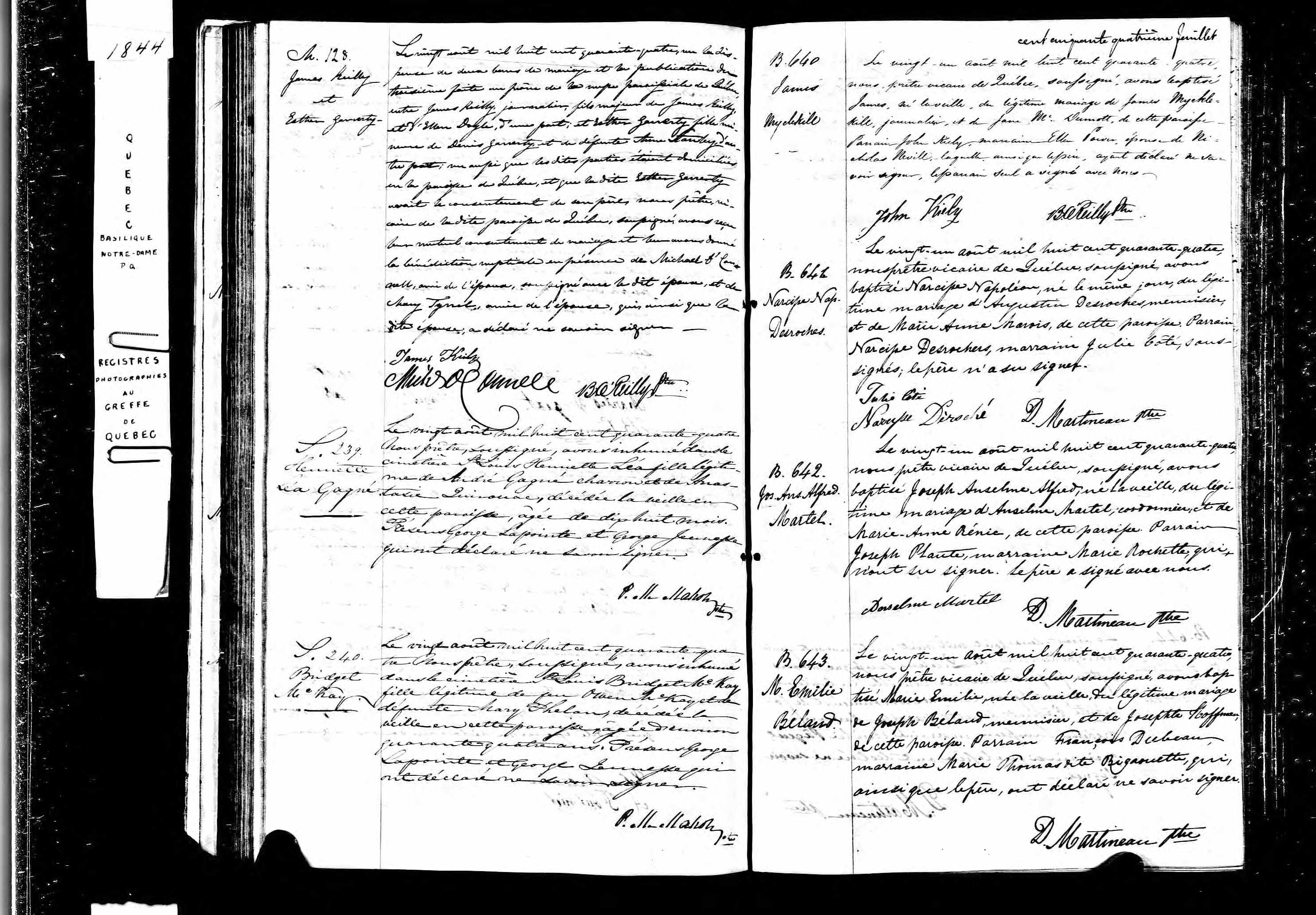 Acte de sépulture
